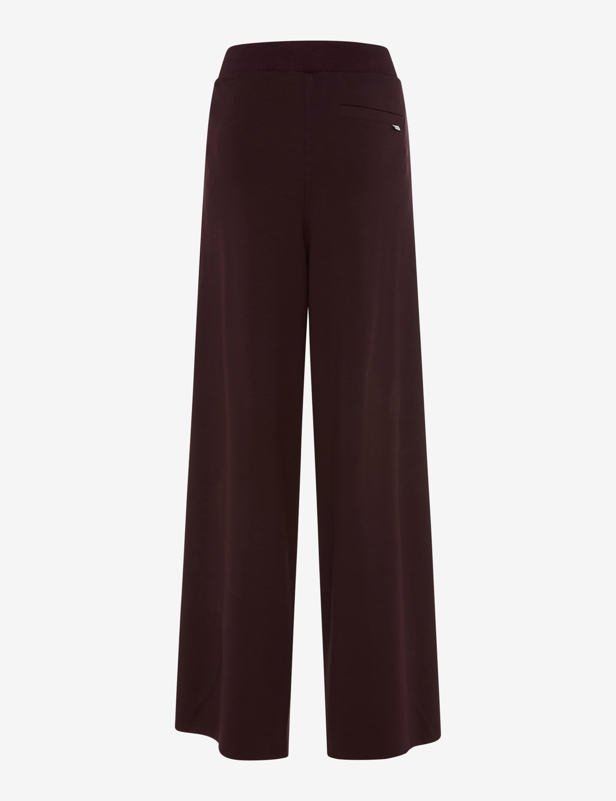 Femme Style MAINE Violette Foncé Wide Leg Détourage avant