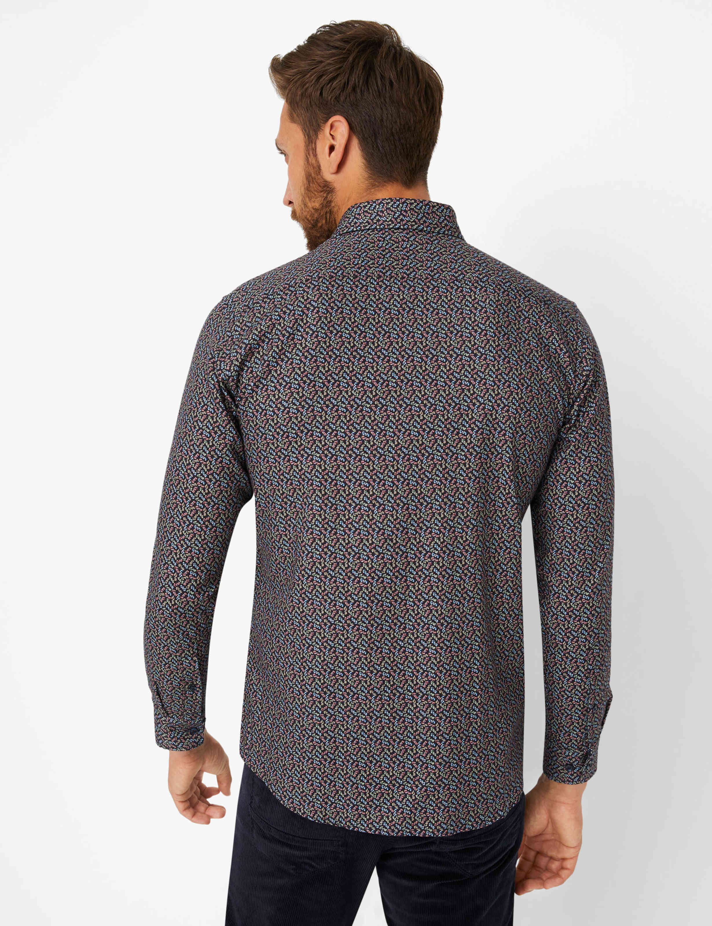 Herren Style HAROLD Dunkles Lila  Model Rueck