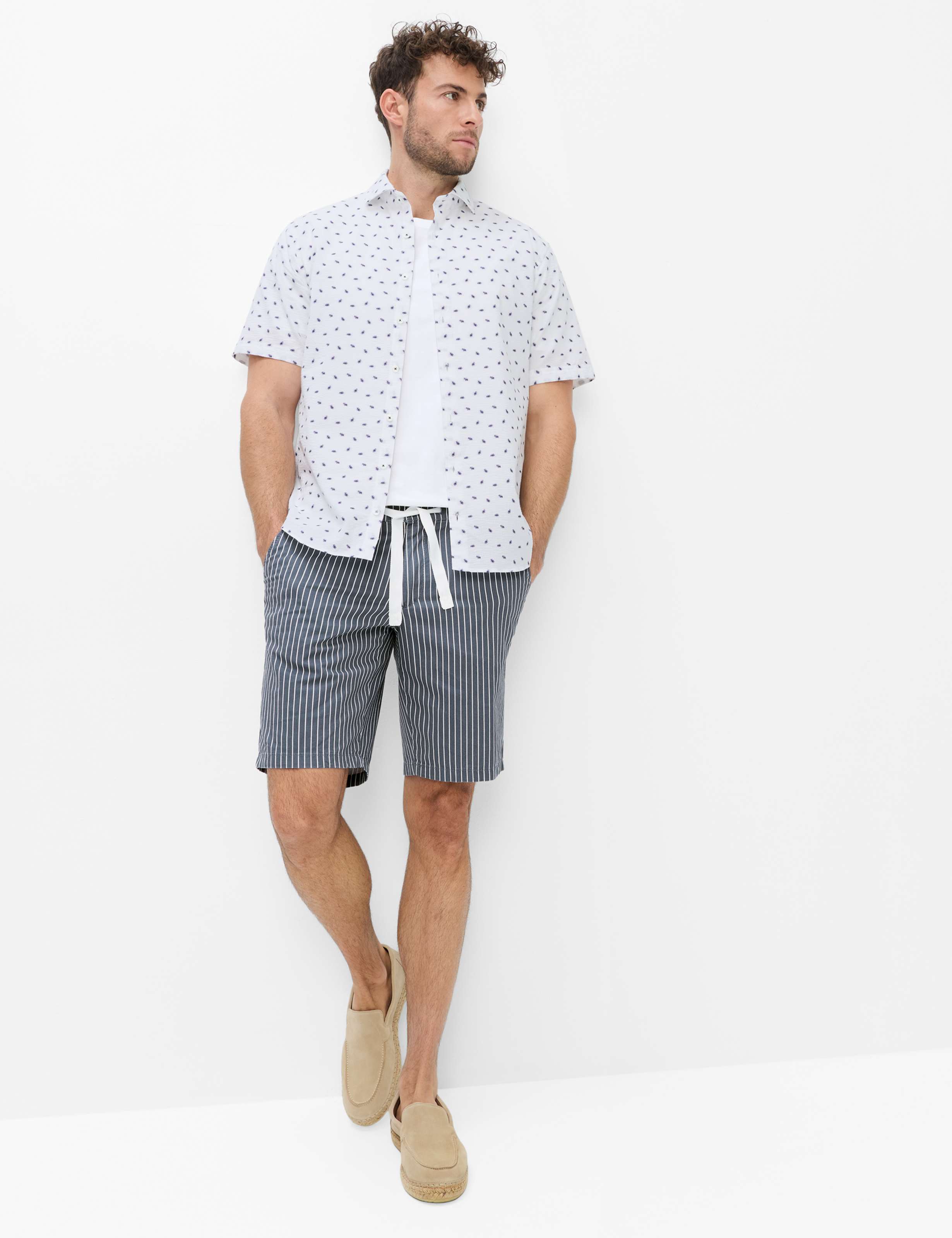 Herren Style HARDY Weiß  Model Outfit