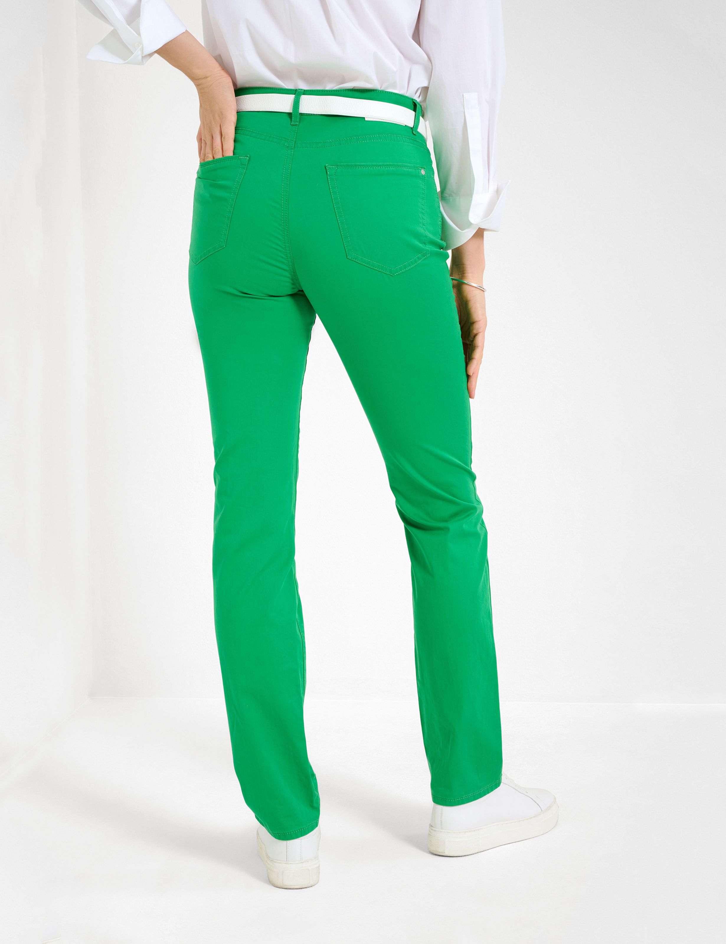 Women Style MARY APPLE GREEN Regular Fit Model back