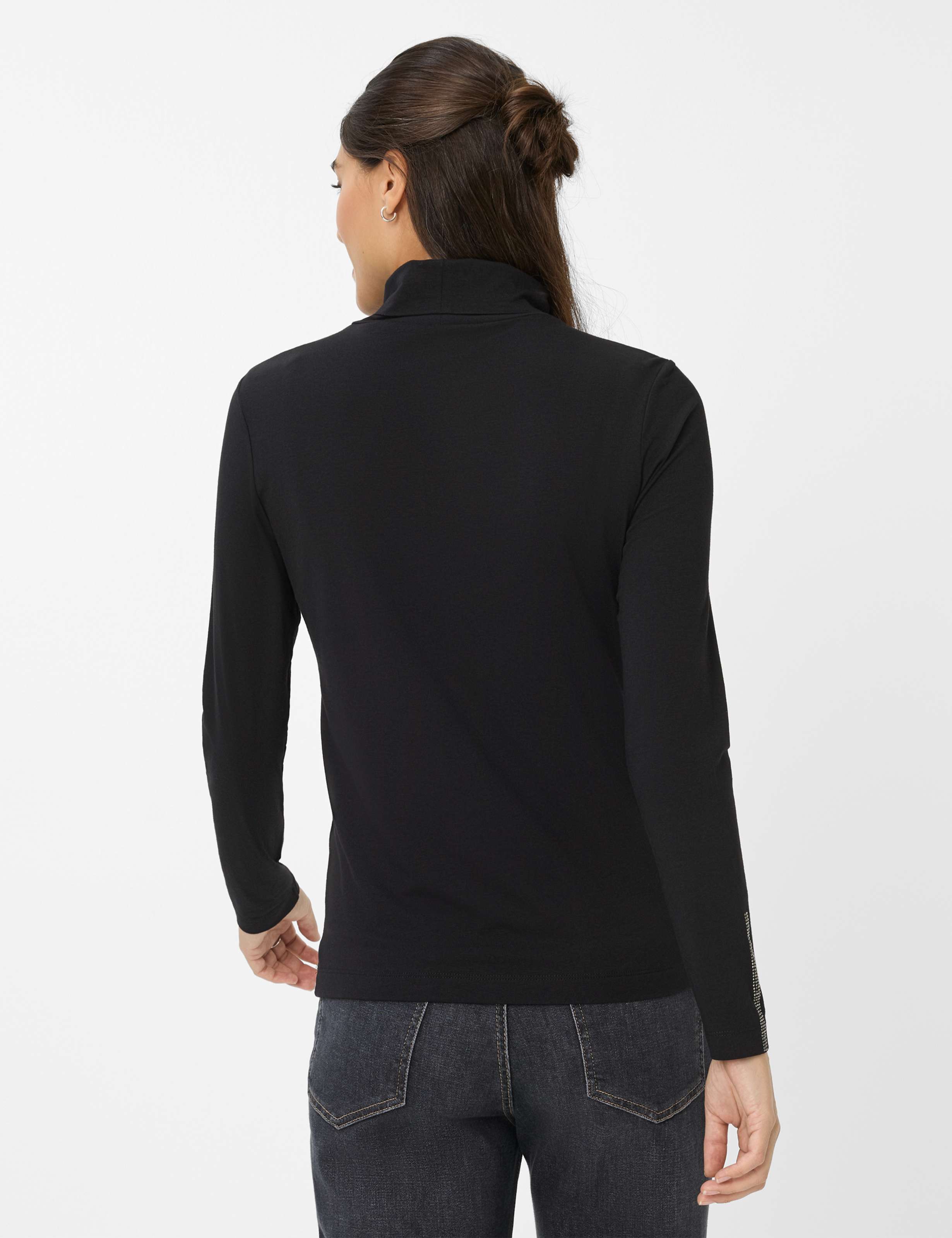 Thumbnail - Brax Damen Shirt Style CARINA L black, schwarz, Gr. 34