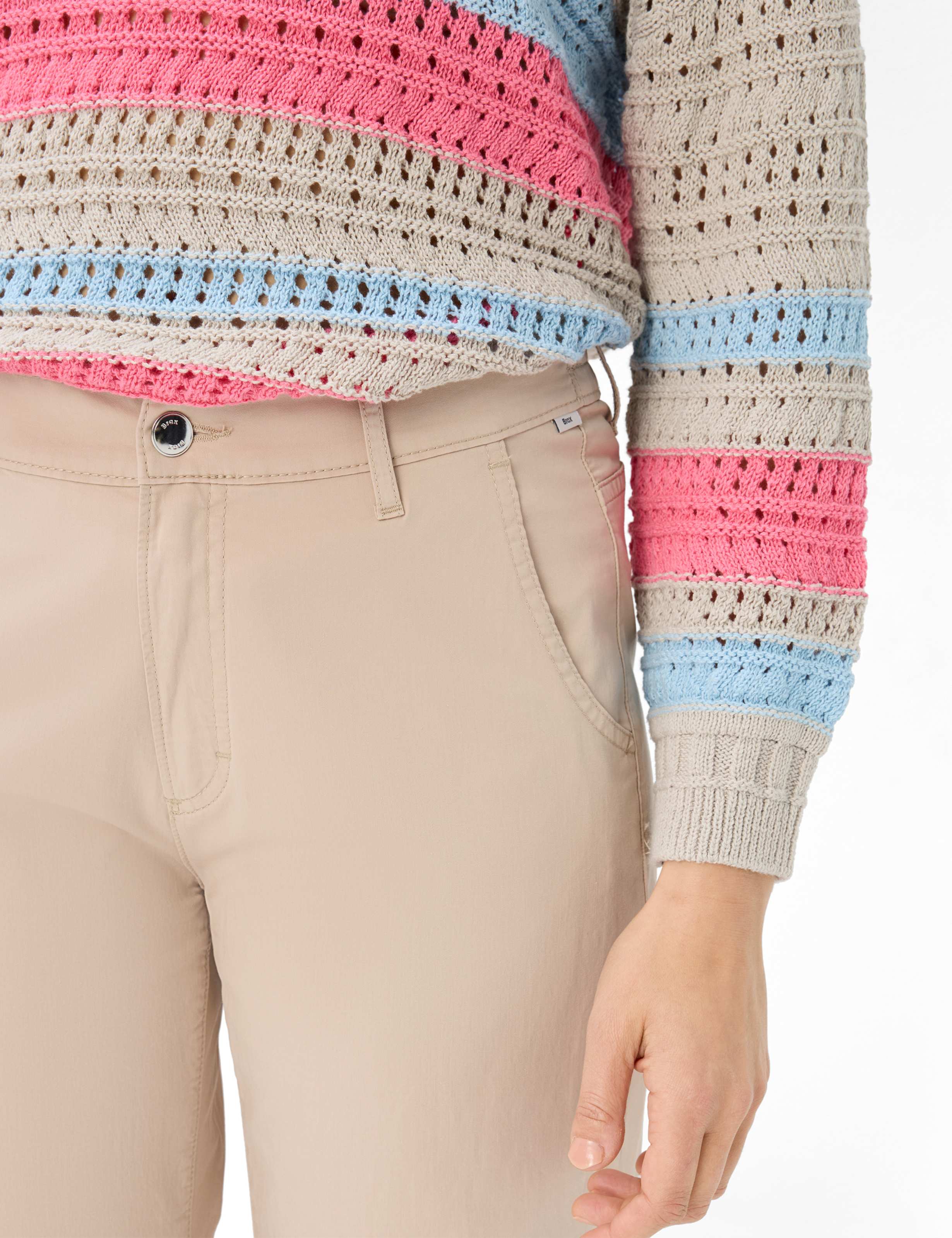 Damen Style MAINE S Beige Wide Leg Detail 2