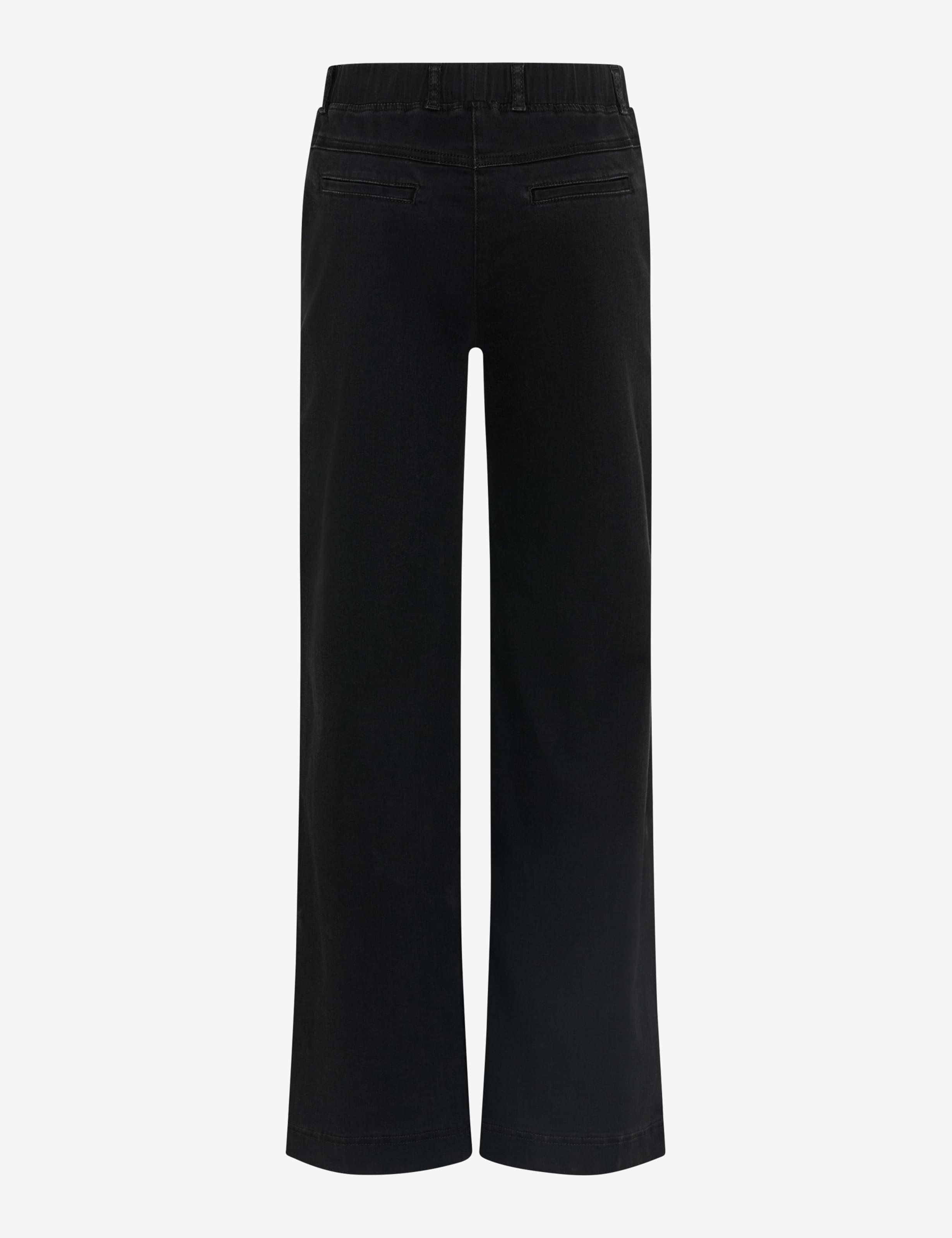 Femme Style PAM FLARED Denim Noir  Détourage arrière