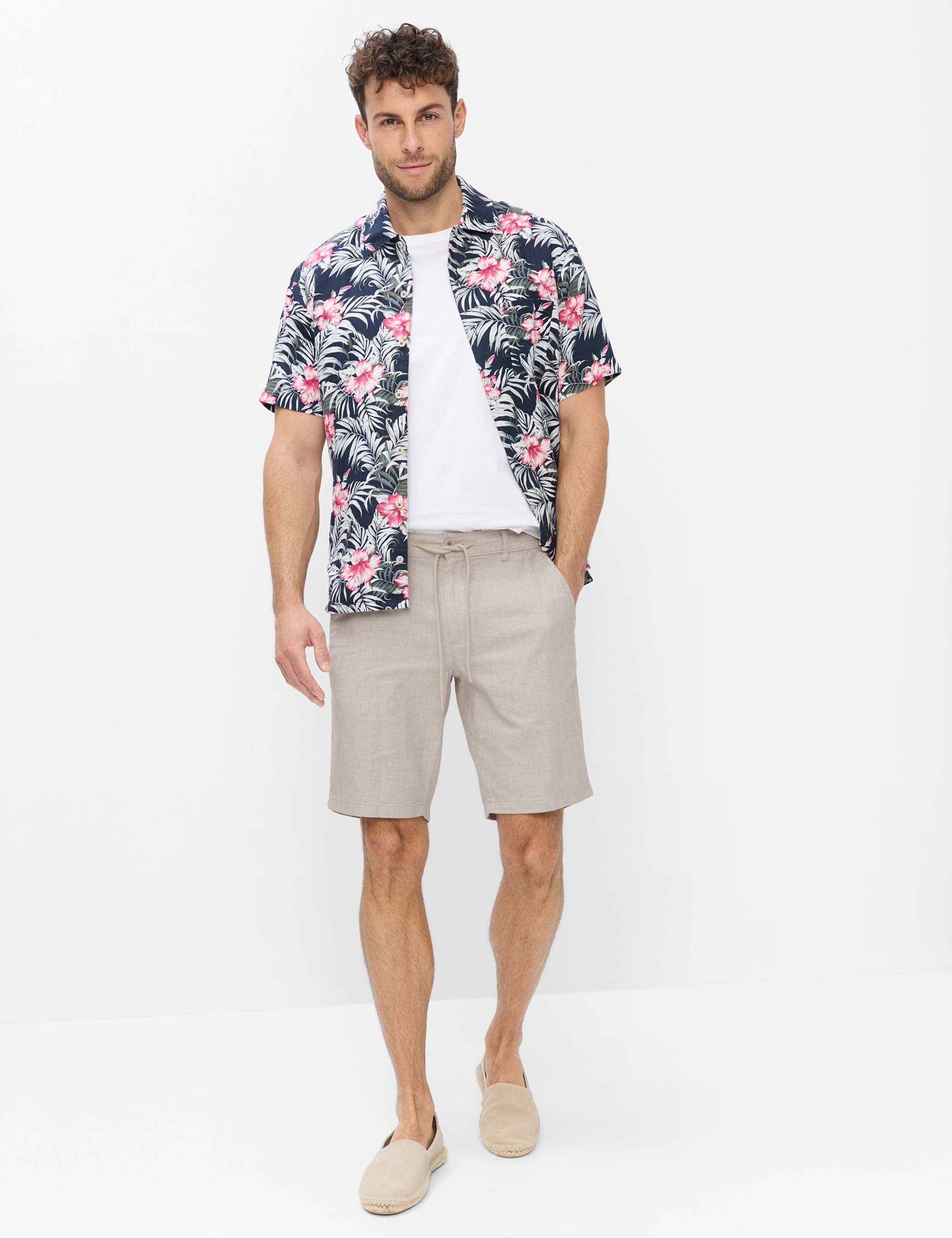 Men Style BALU Light Brown Modern Fit Model Outfit