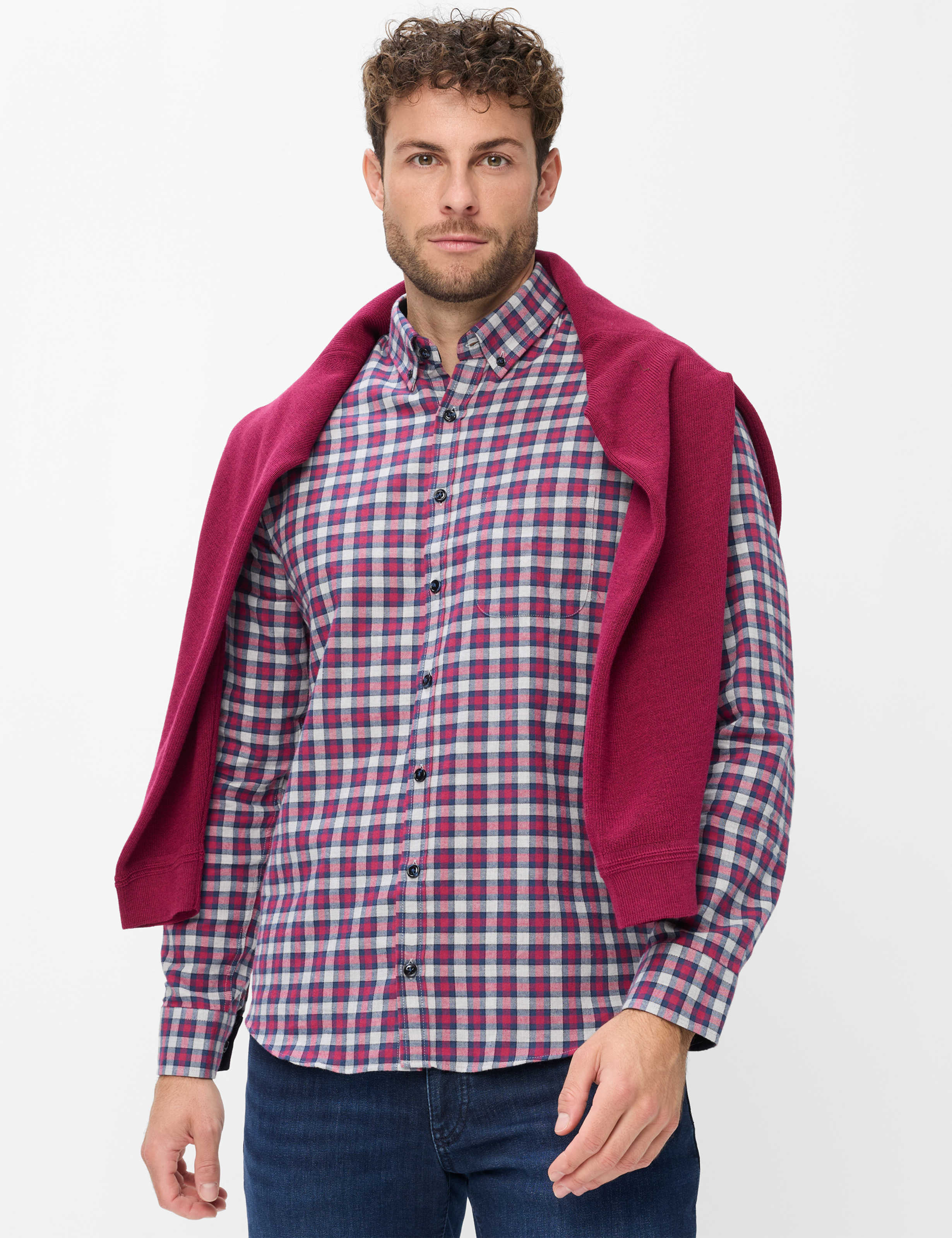 Paarse tinten, Heren, Style DANIEL, MODEL_FRONT_ISHOP