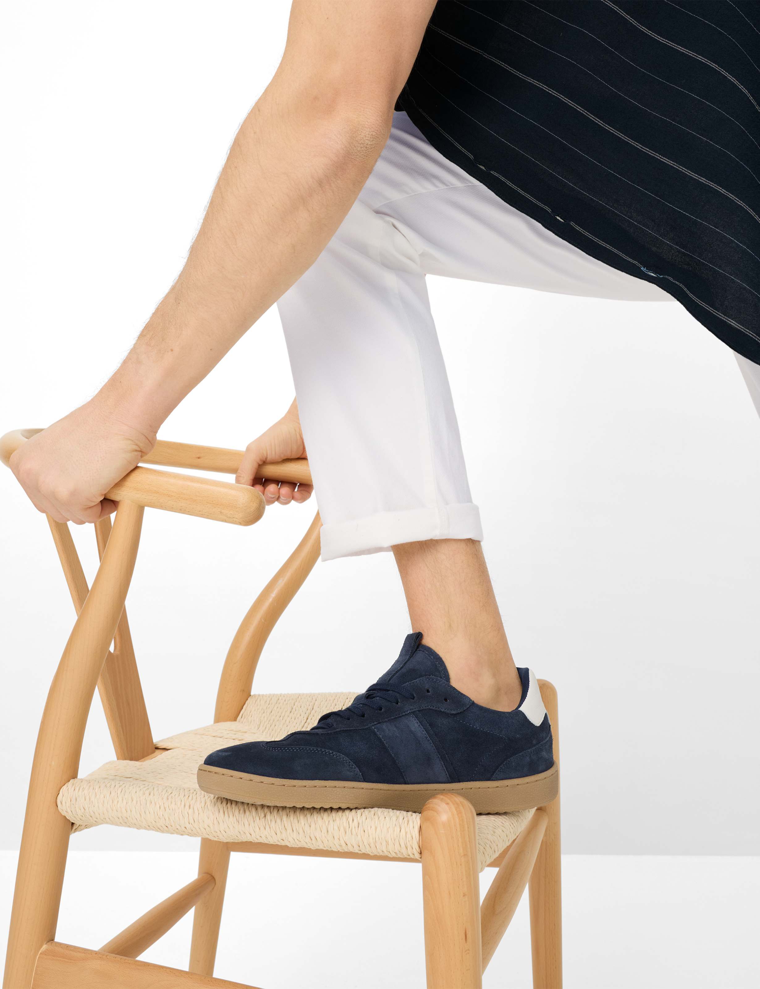 Herren Style FABIO IN Weiß Modern Fit Detail 1