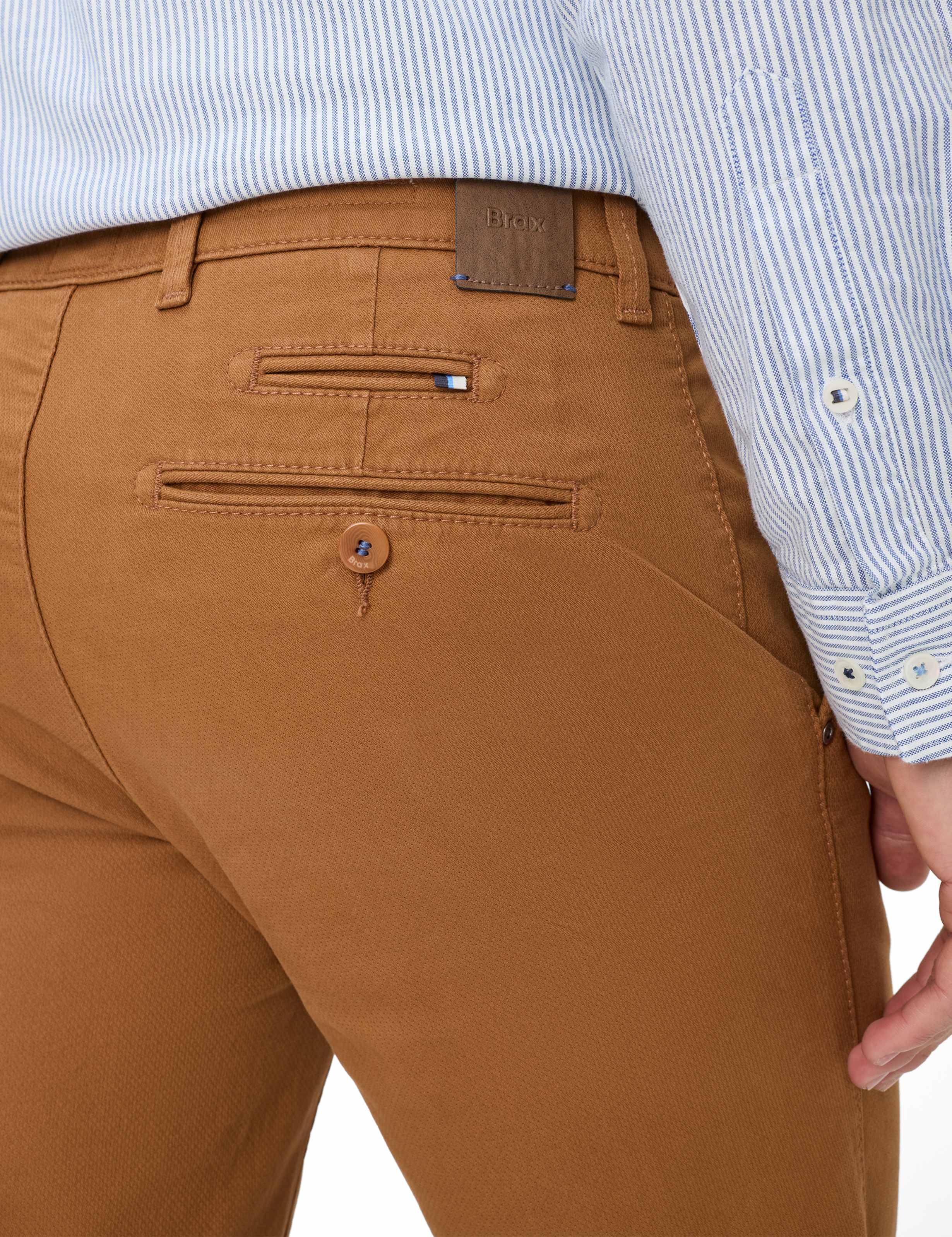 Herren Style FABIO IN Braun Modern Fit Detail 2