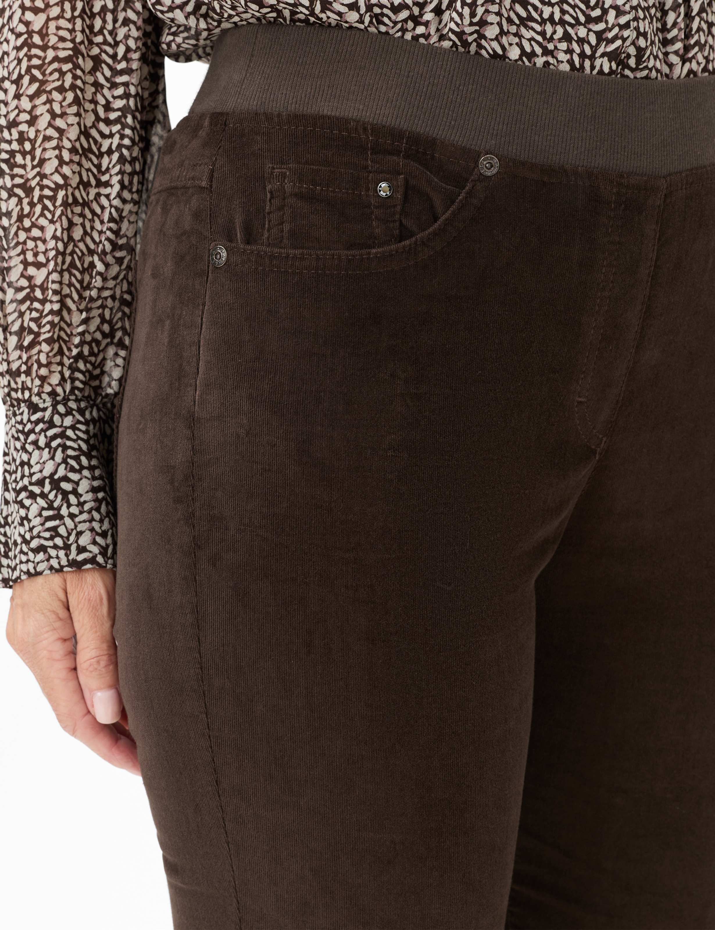 Women Style PAMINA Dark Brown Slim fit Detail 2