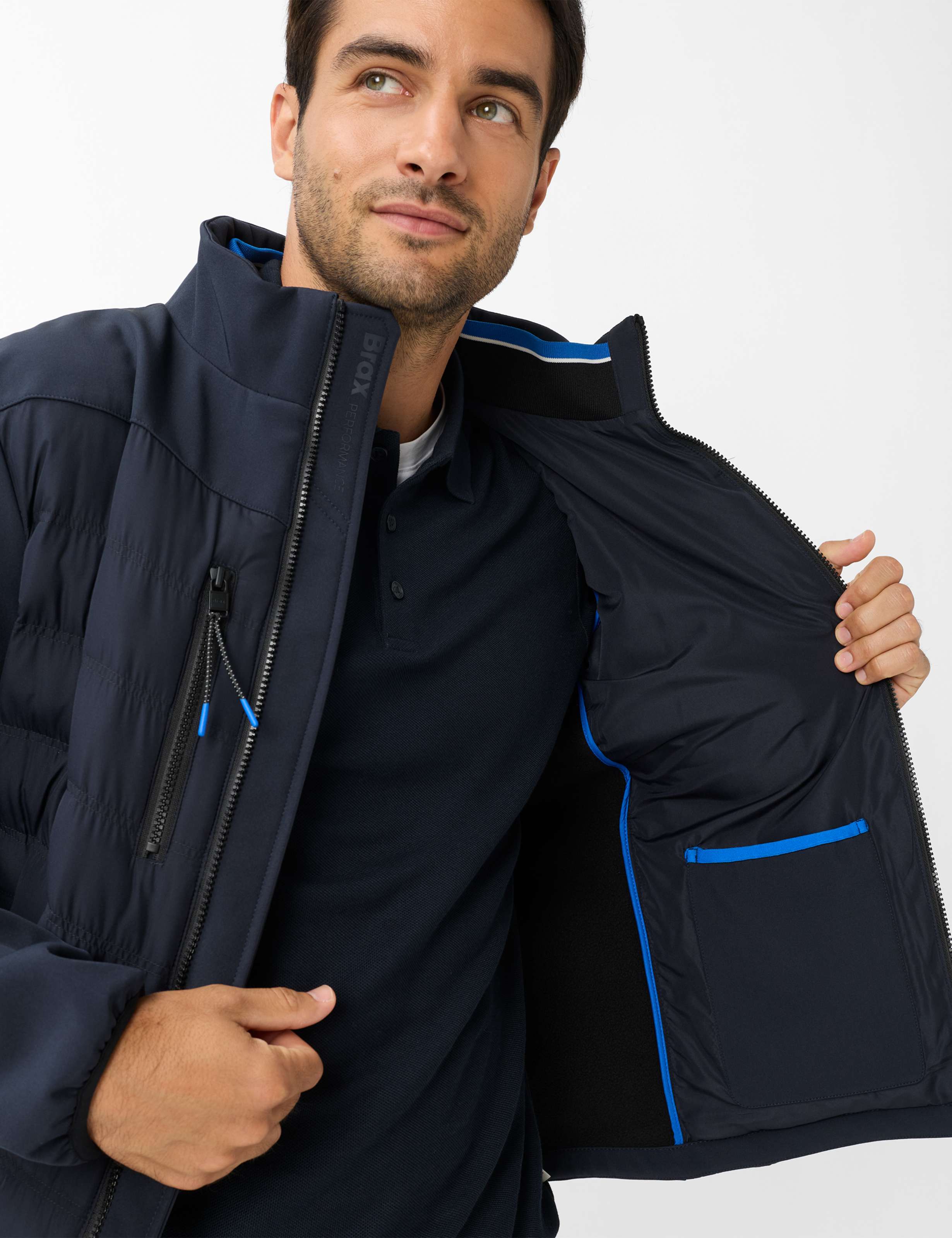 Homme Style TREVOR Bleu Foncé  Détail 1