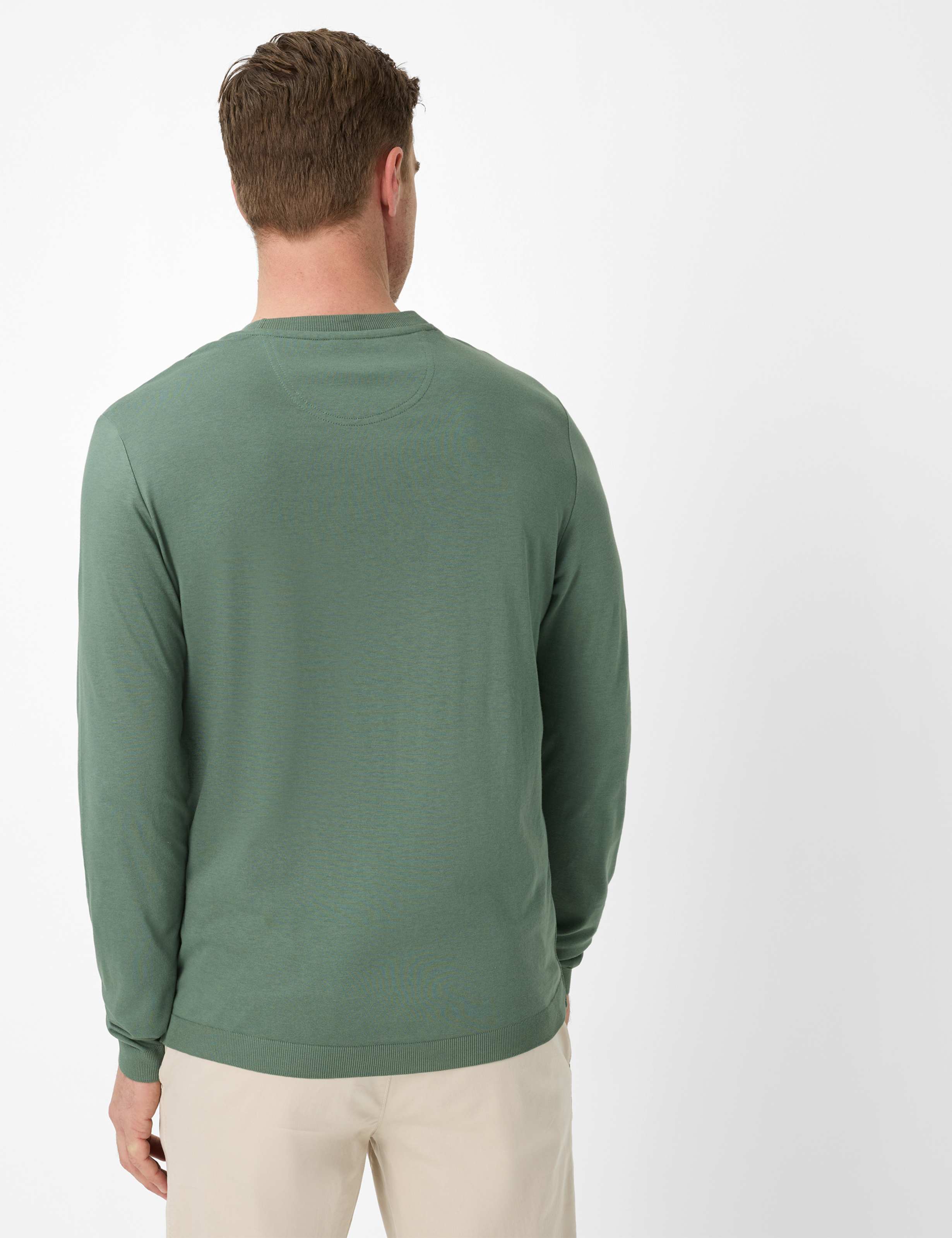 Thumbnail - Brax Herren Shirt Style TIMON thyme Grün Khaki, grün - khaki, Gr. XXL