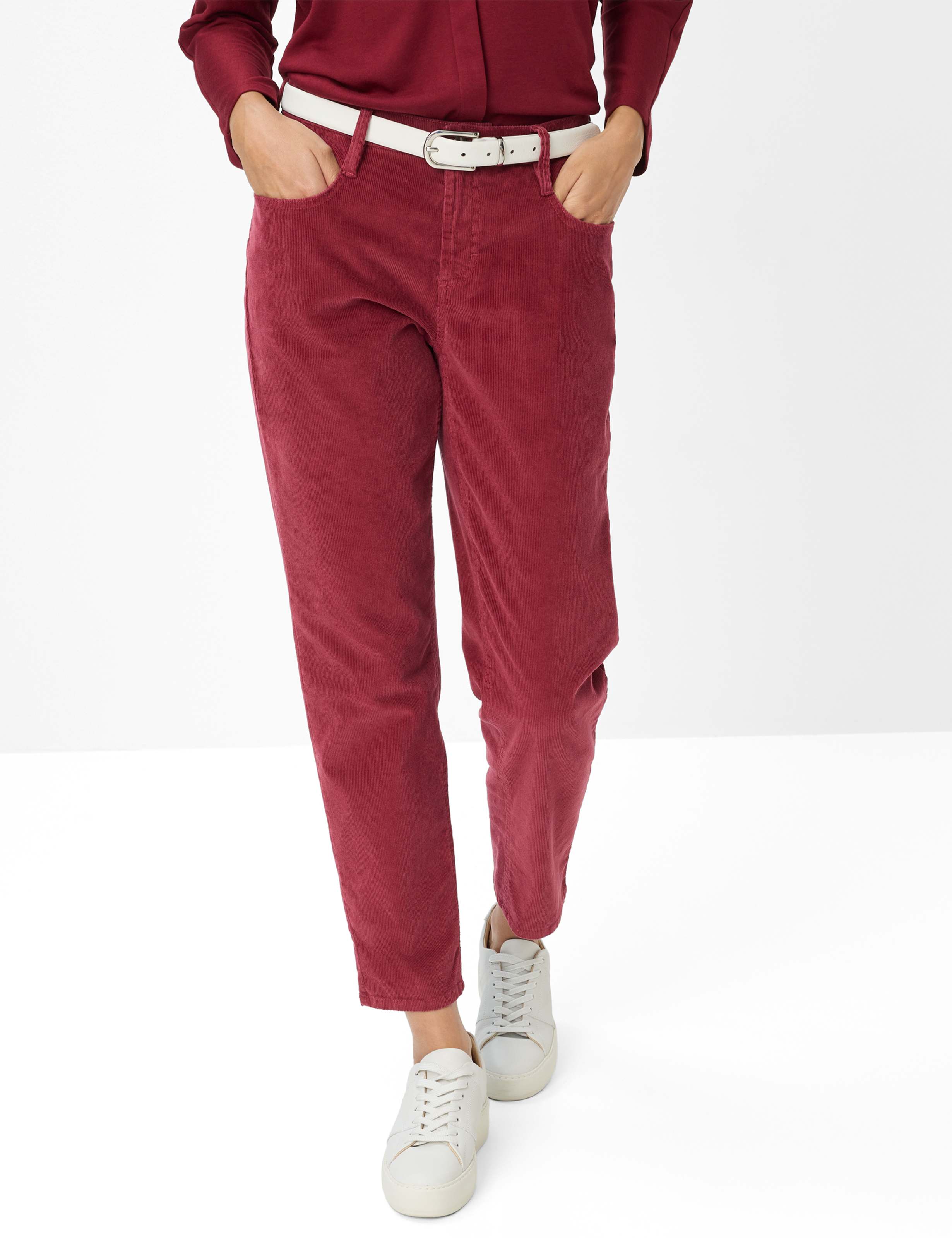 Thumbnail - Brax Damen Cordhose Style MILEY S MULBERRY, dunkelrot, Gr. 38