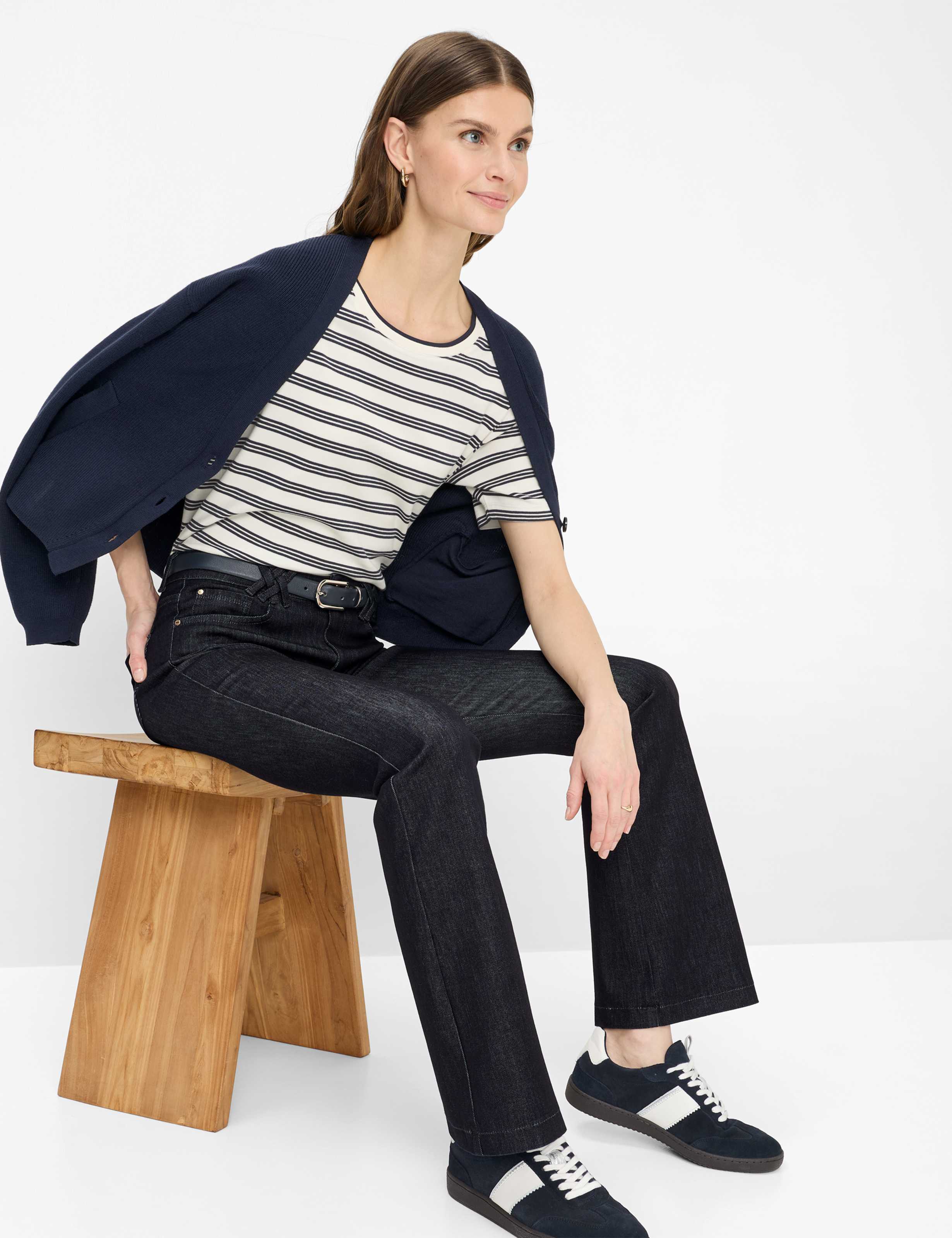 Femme Style SHAKIRA BOOT Denim Bleu Foncé Slim Fit Détail 1