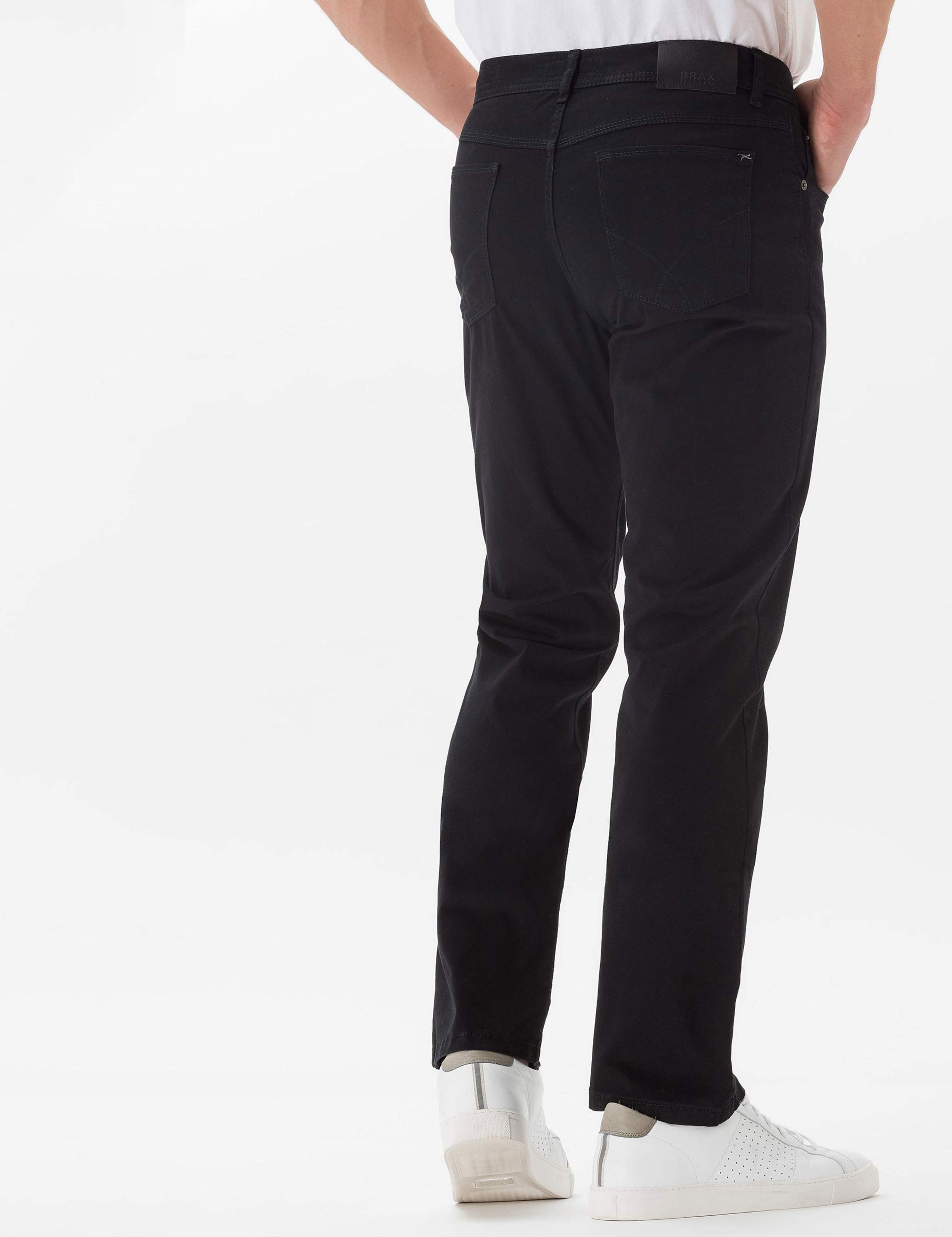 Herren Style COOPER FANCY Denim Perma Schwarz Regular Fit Model Rueck