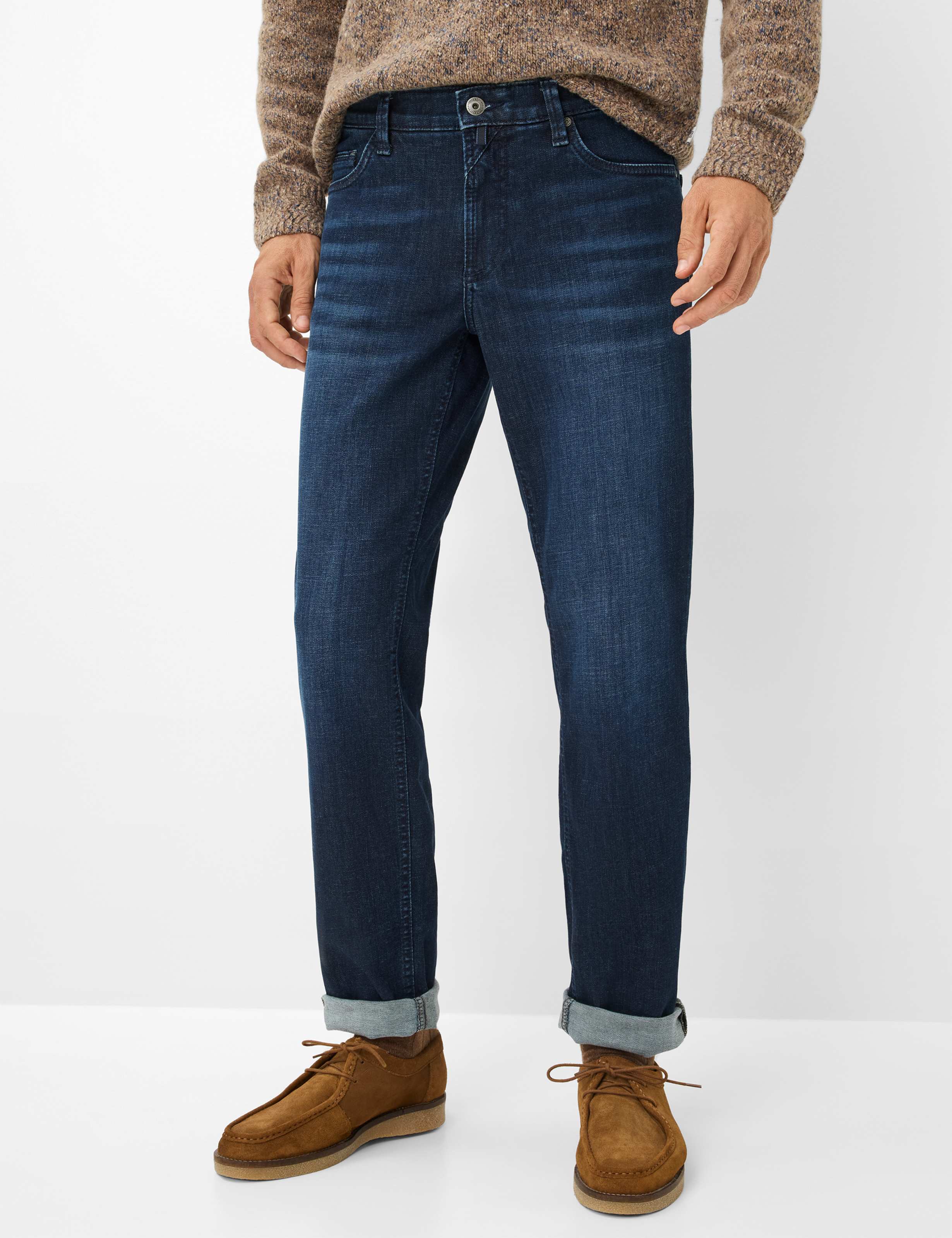 Thumbnail - Eurex by Brax Herren Five-Pocket-Hose Style LUKE DARK BLUE, denim dunkelblau, Gr. 25