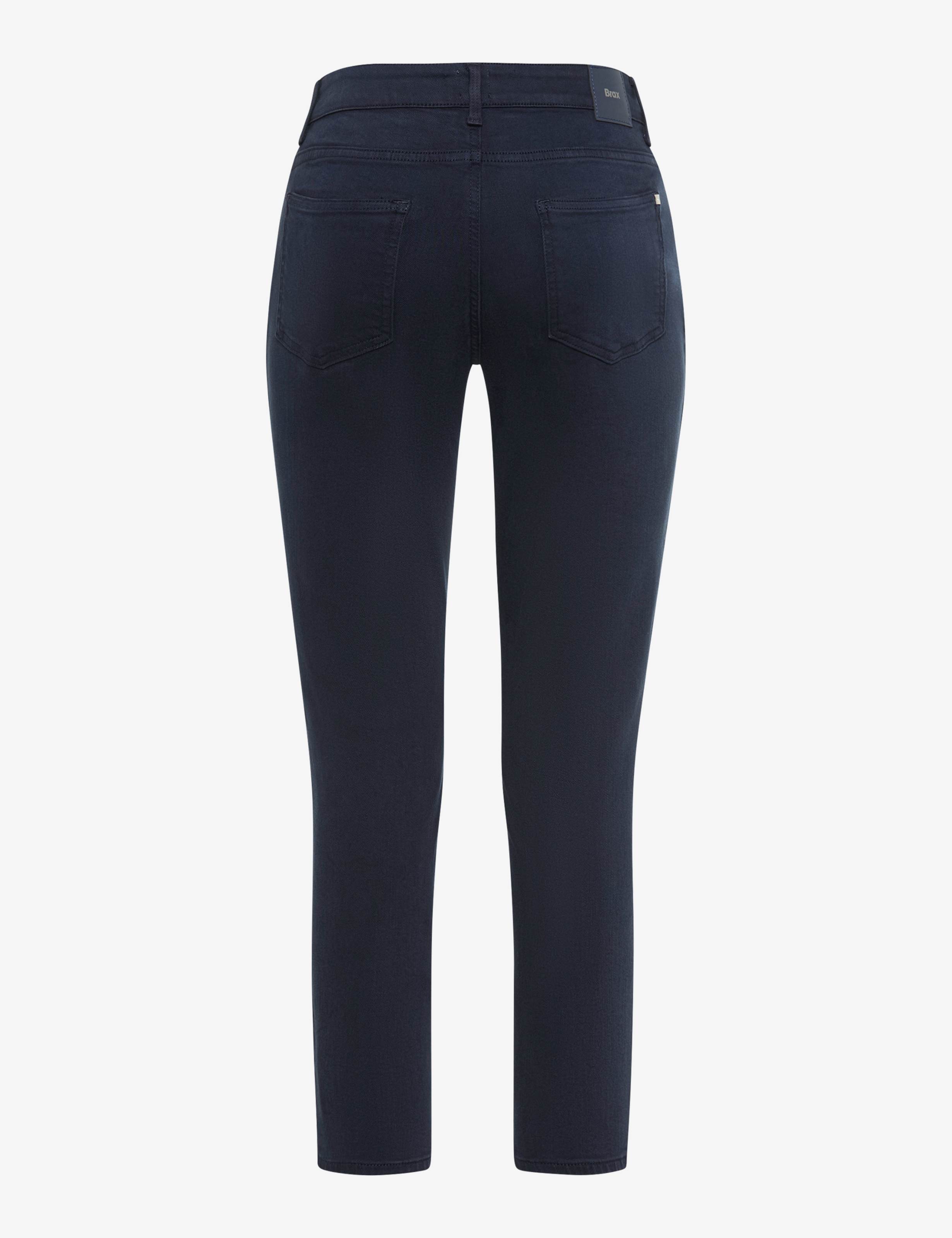 Dame Style SHAKIRA S Denim Mørkeblå Slim Fit Udskæring bagpå
