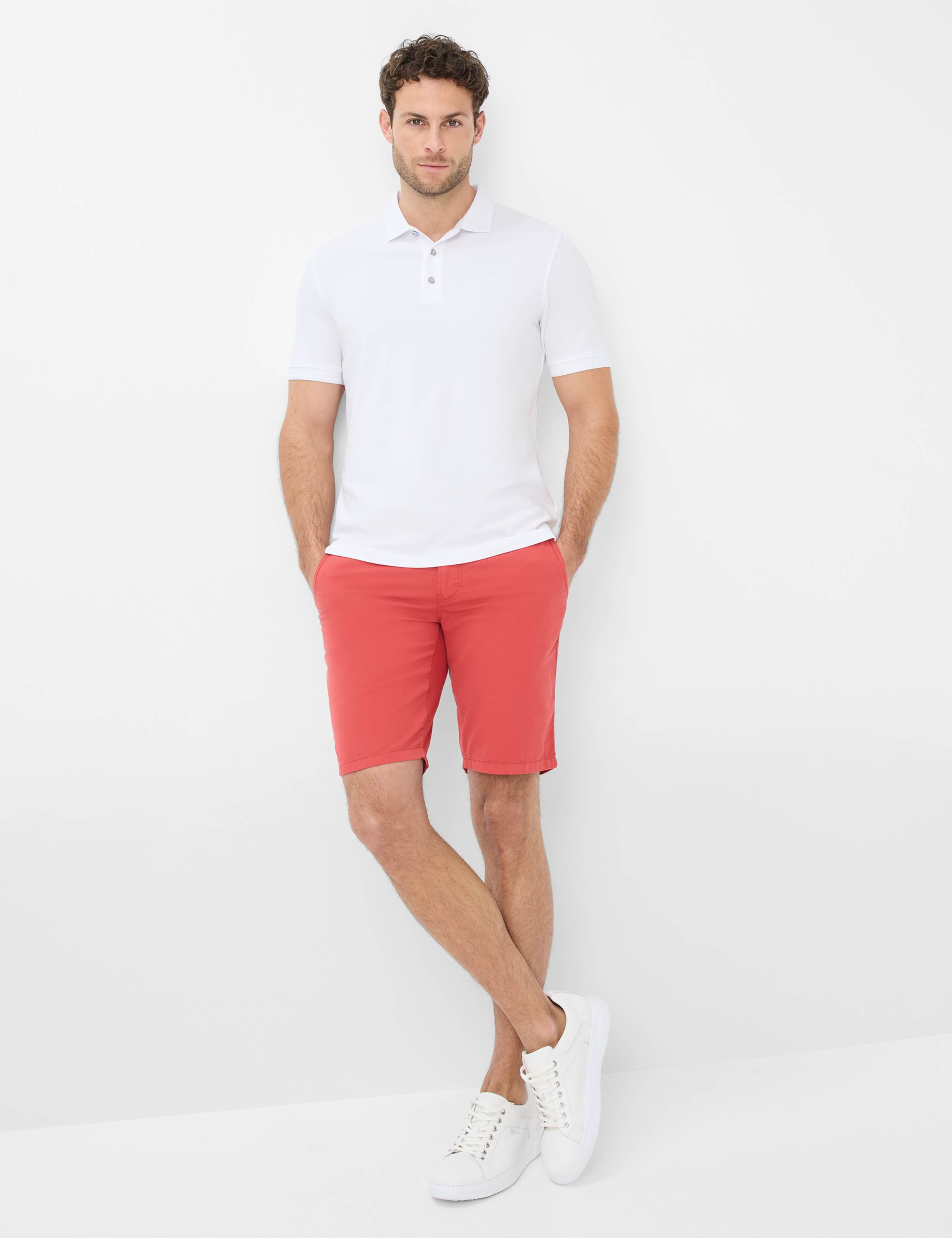 Men Style BARI Red Regular Fit Model Outfit