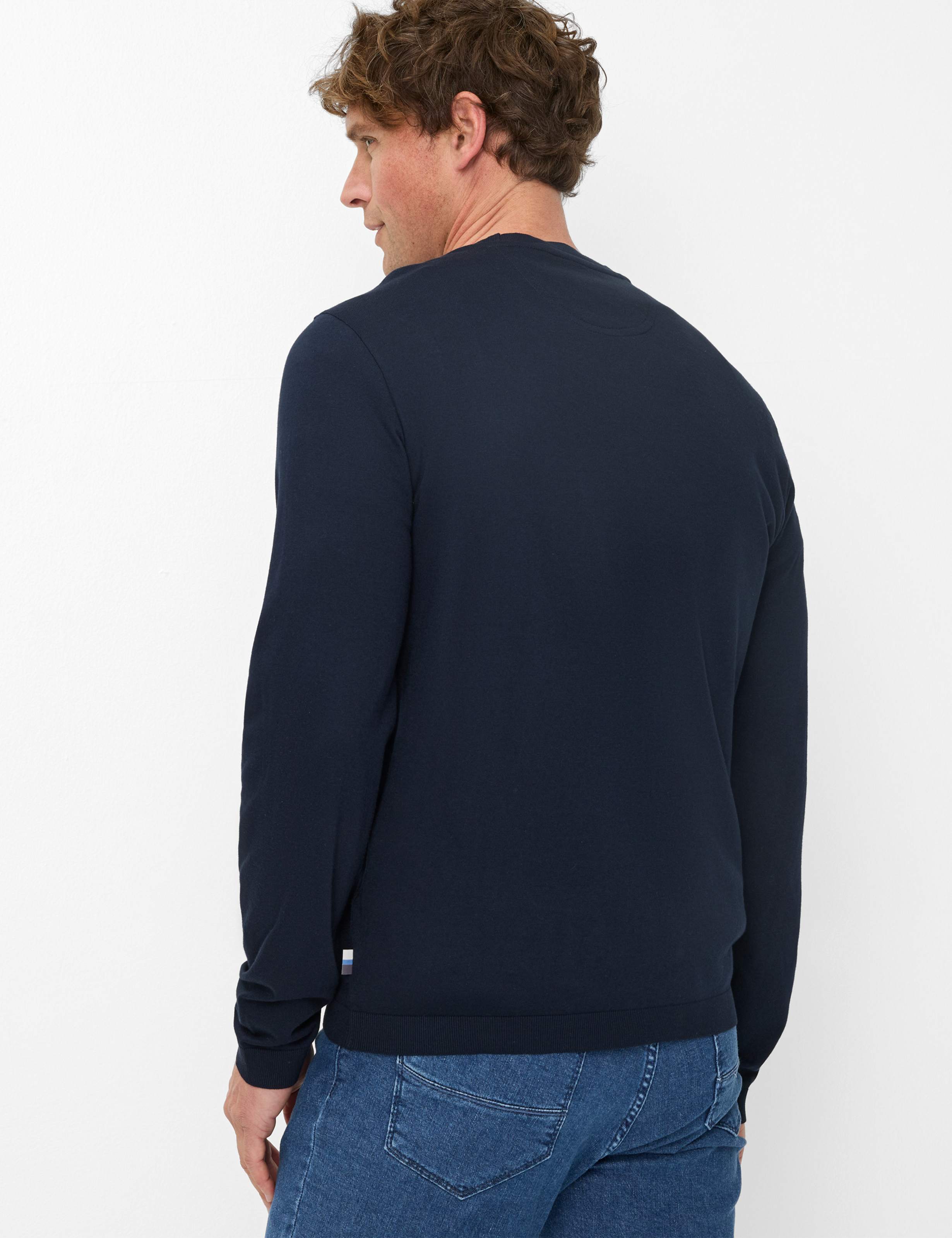 Herren Style TIMON Dunkelblau  Model Rueck