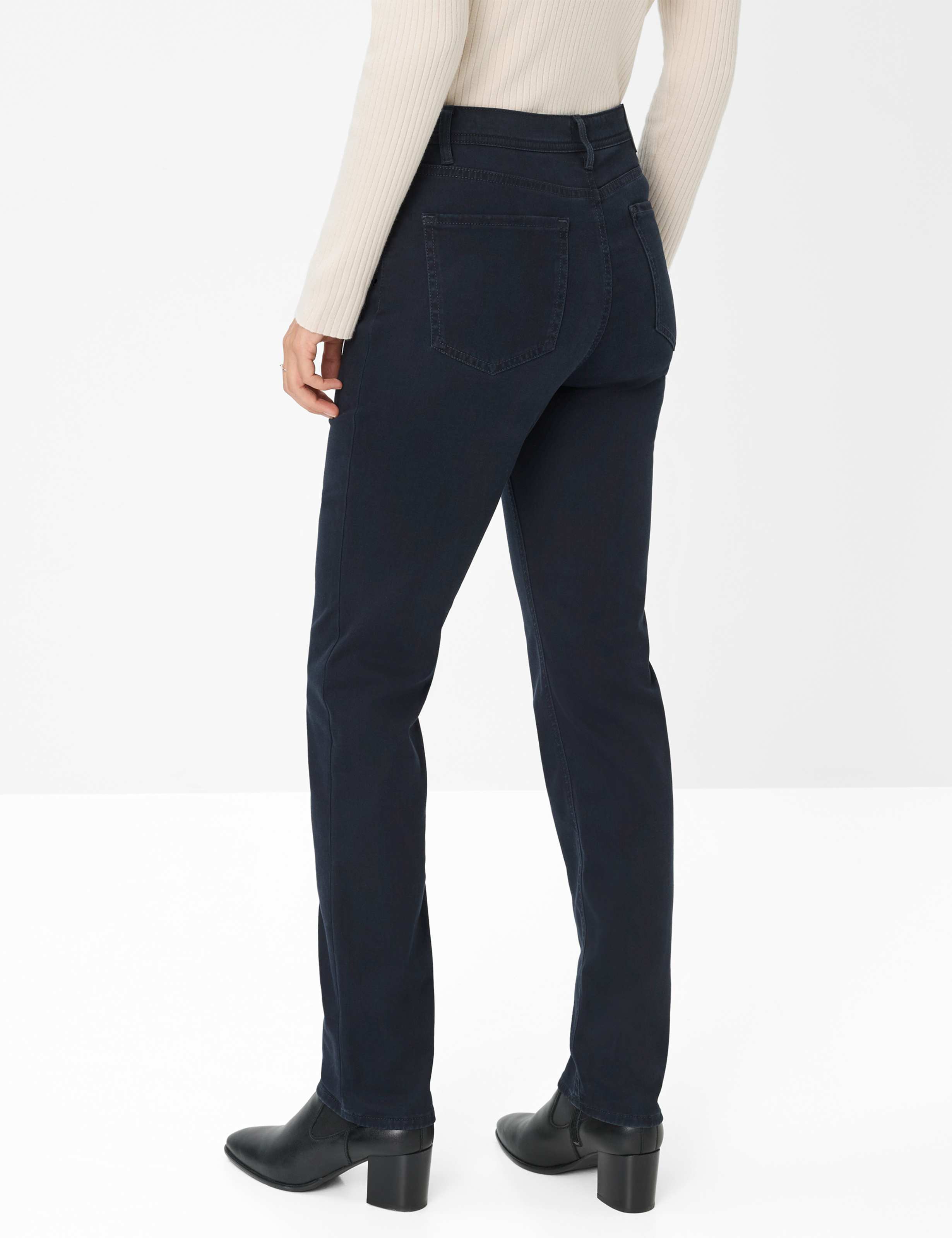 Women Style MARY Dark Blue Regular Fit Model back
