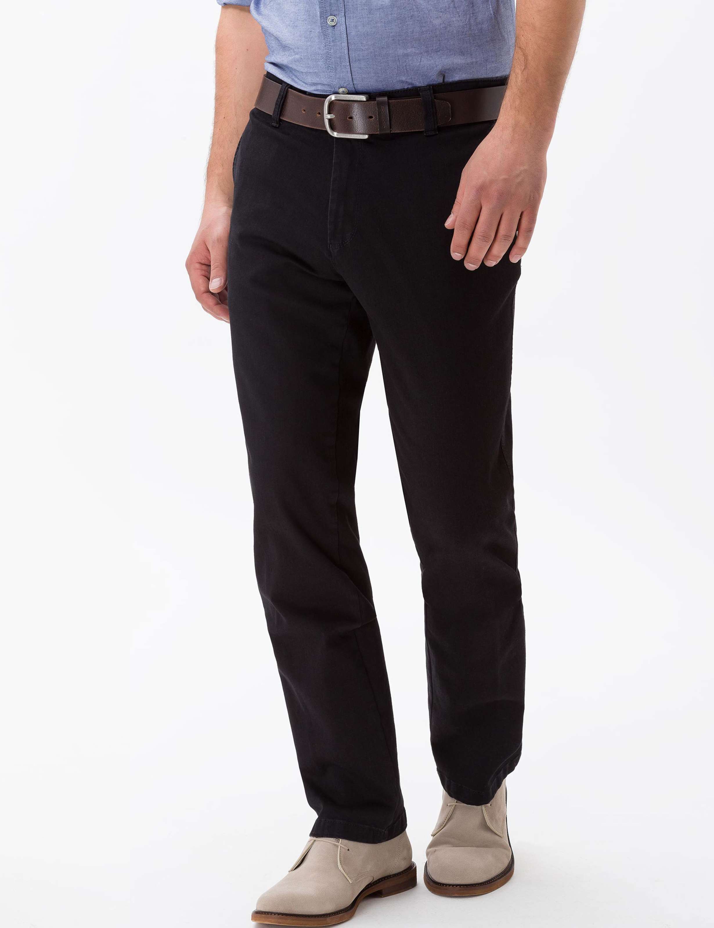Schwarz, Herren, REGULAR, Style JIM, MODEL_FRONT_ISHOP