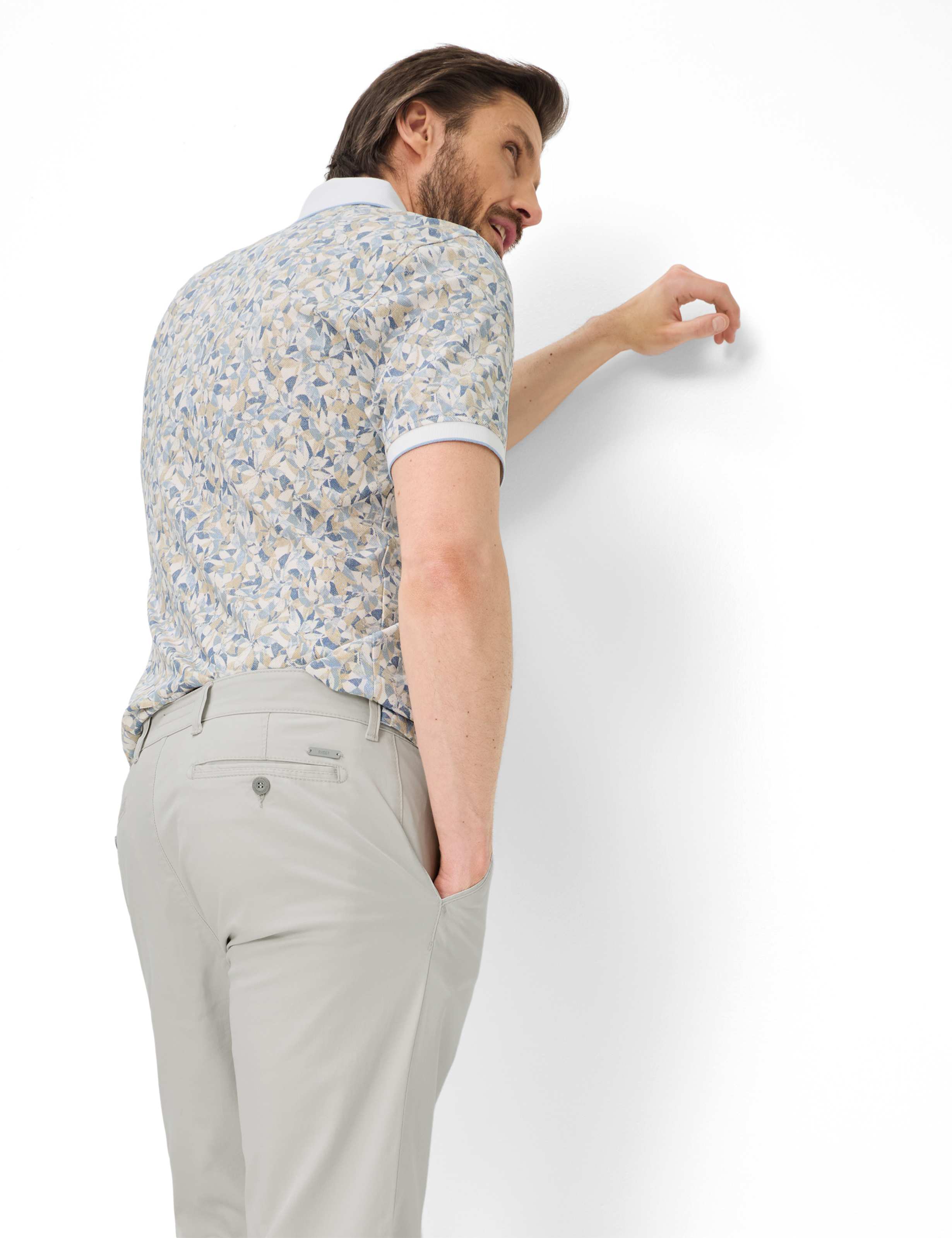 Men Style JIM Light Beige Regular Fit Detail 1