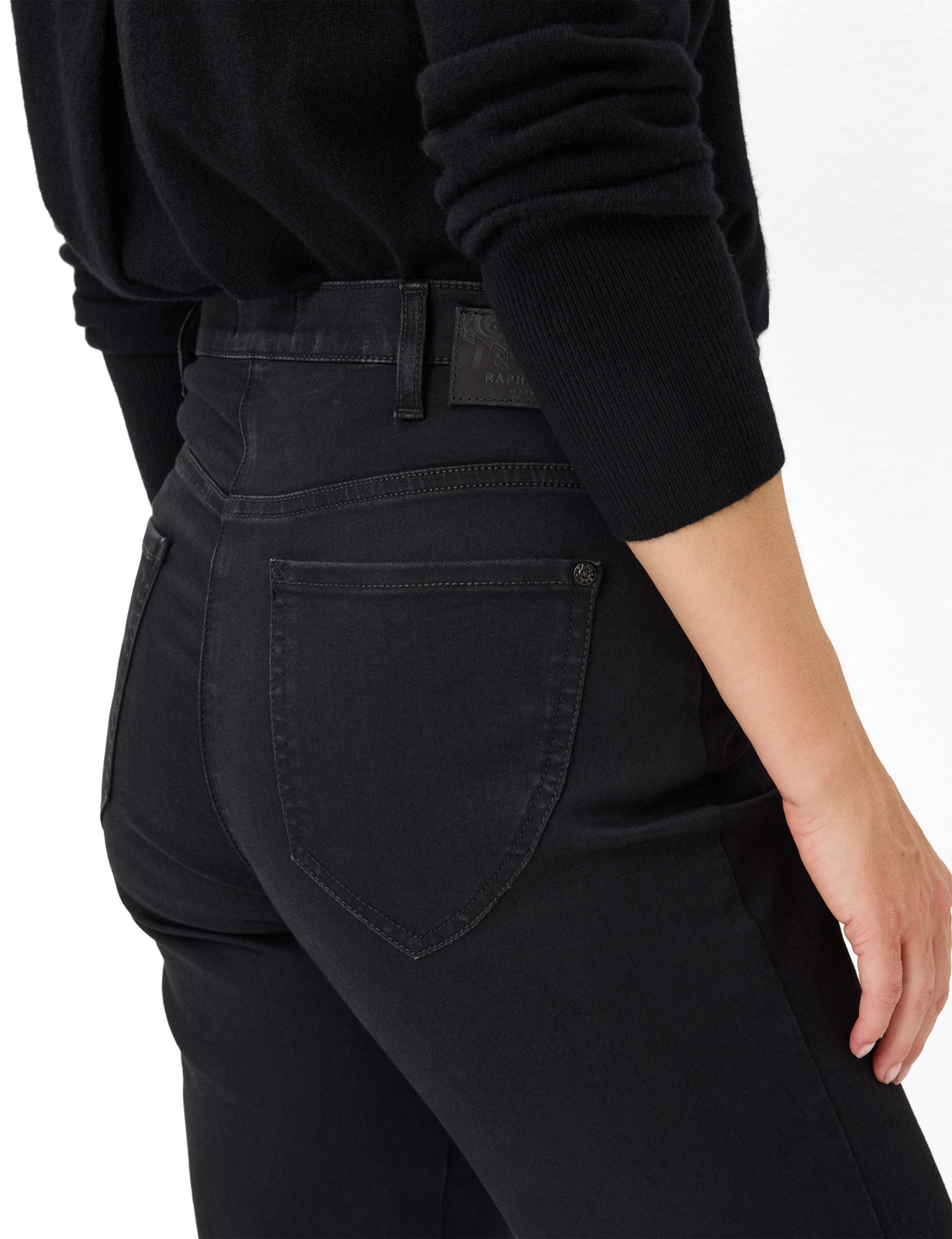 Dames Style CORRY Denim Zwart Comfort Plus Fit Detail 2
