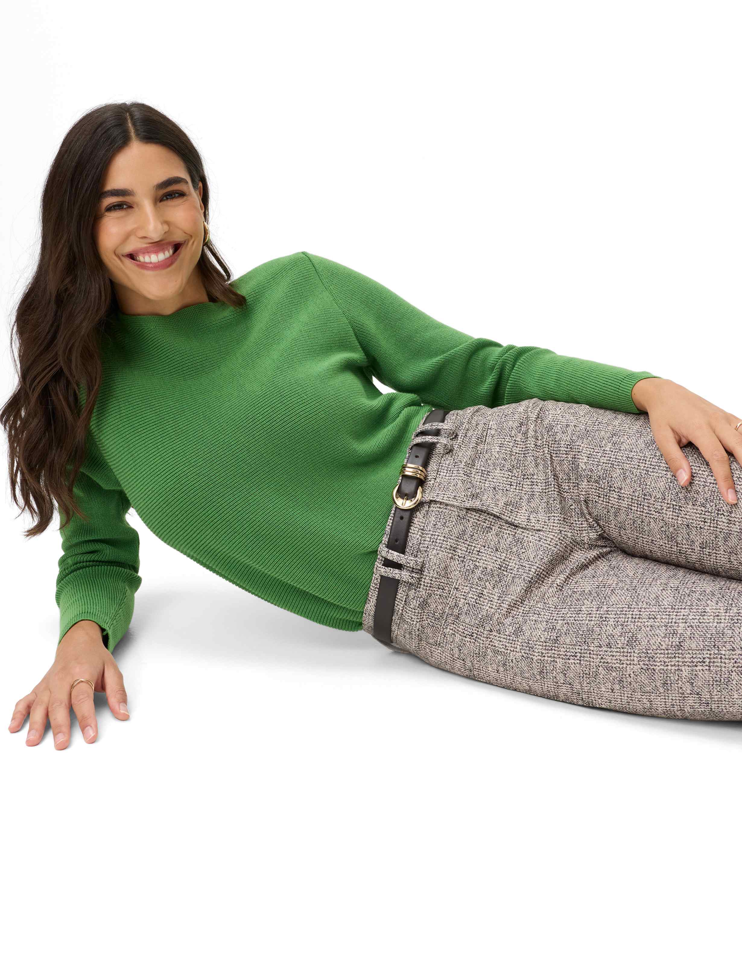 Dames Style SHAKIRA S Lichtbruin Slim Fit Detail 1