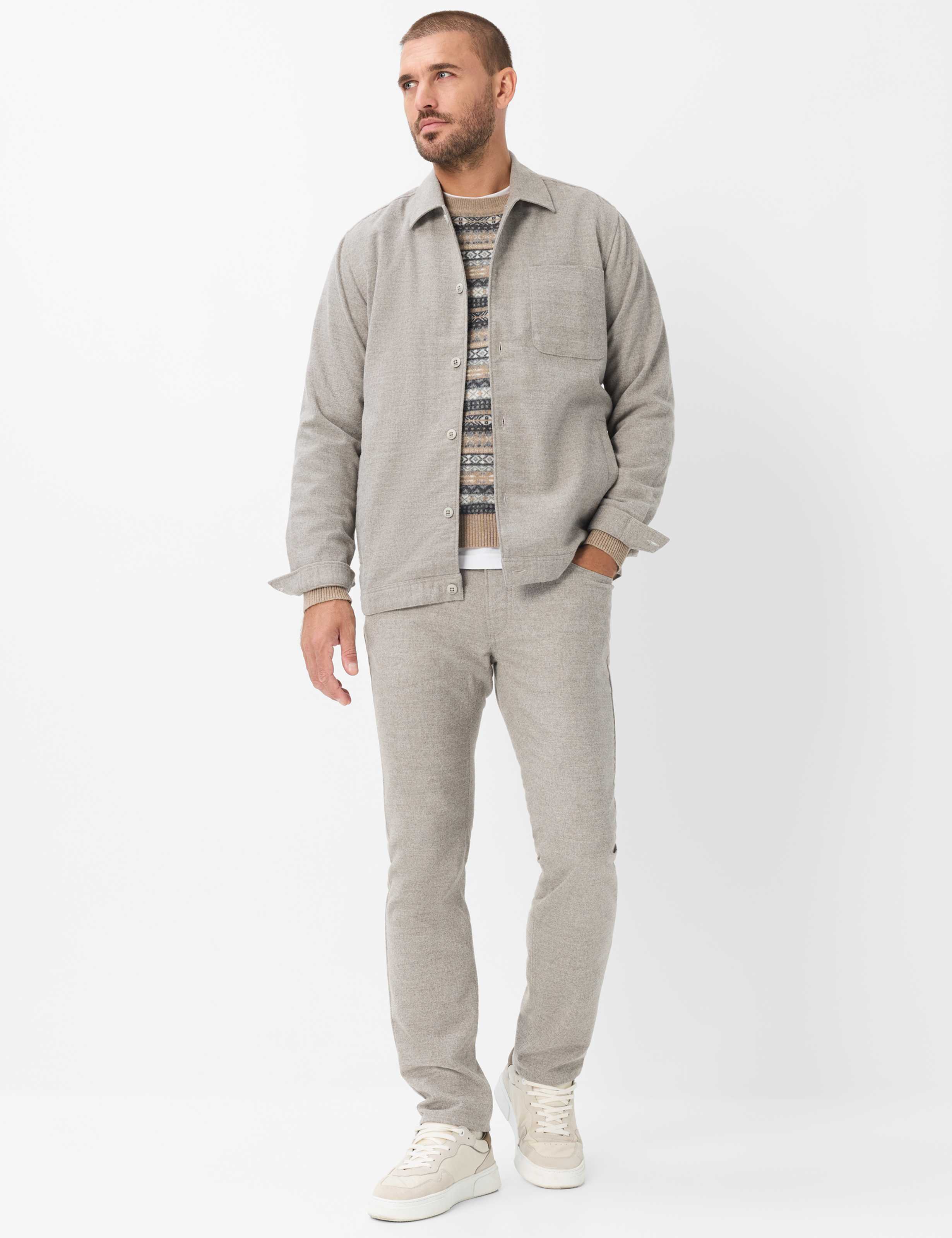 Homme Style RICK Marron Clair  Tenue du mannequin