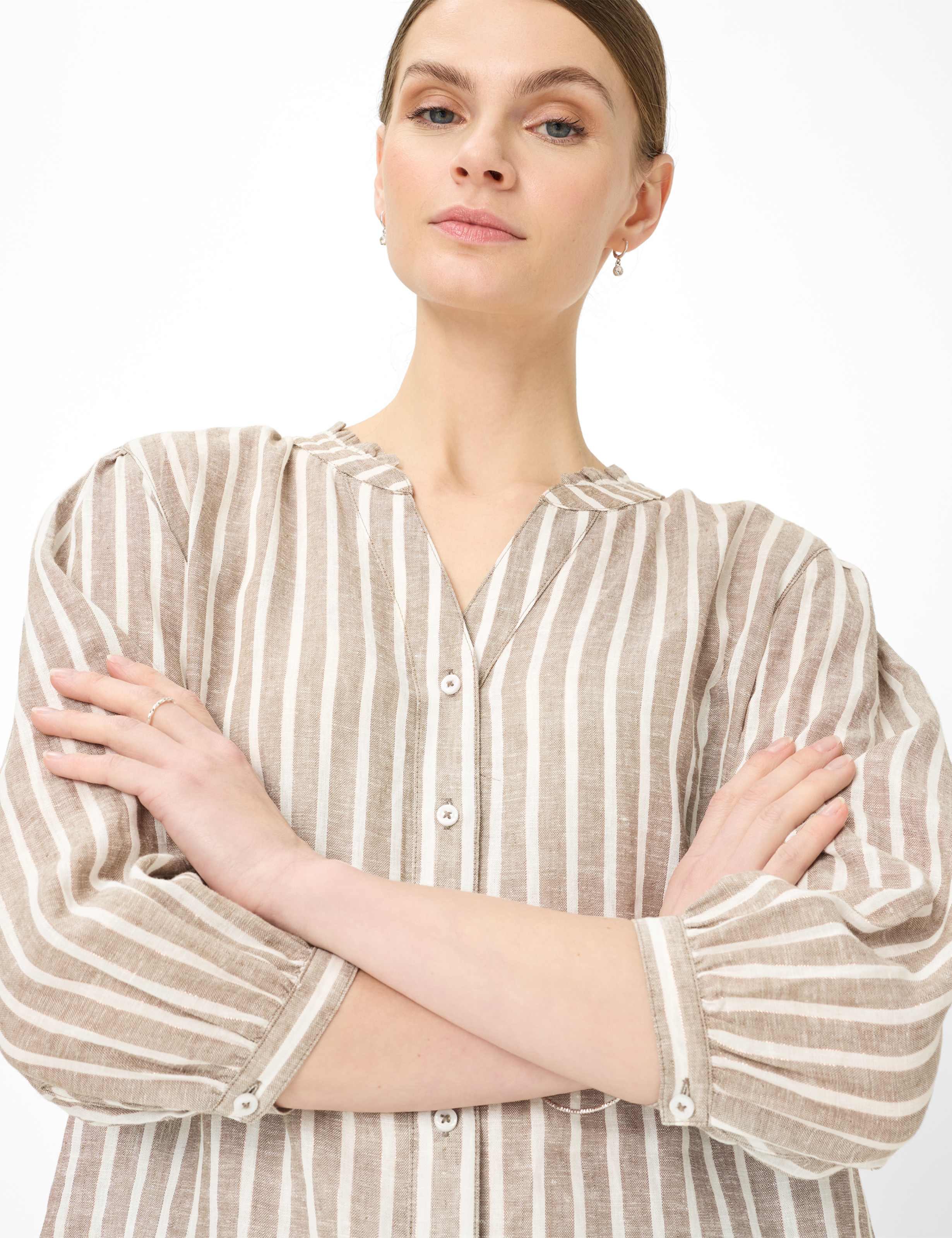 Femme Style VIOLET Marron  Détail 2