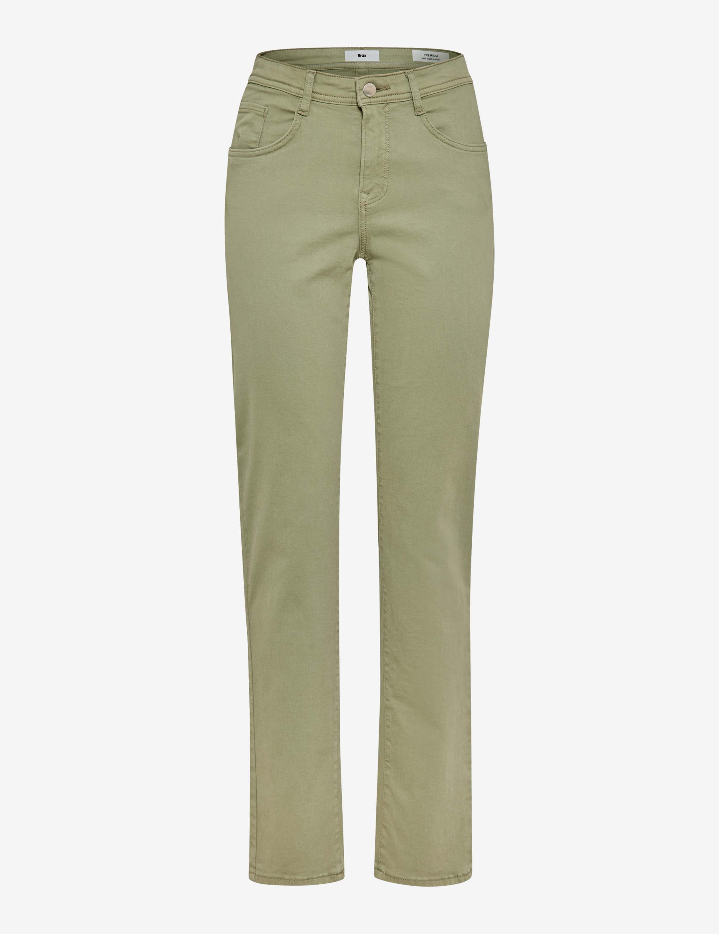 Femme Style CAROLA Denim Vert Clair Feminine Fit Détourage avant