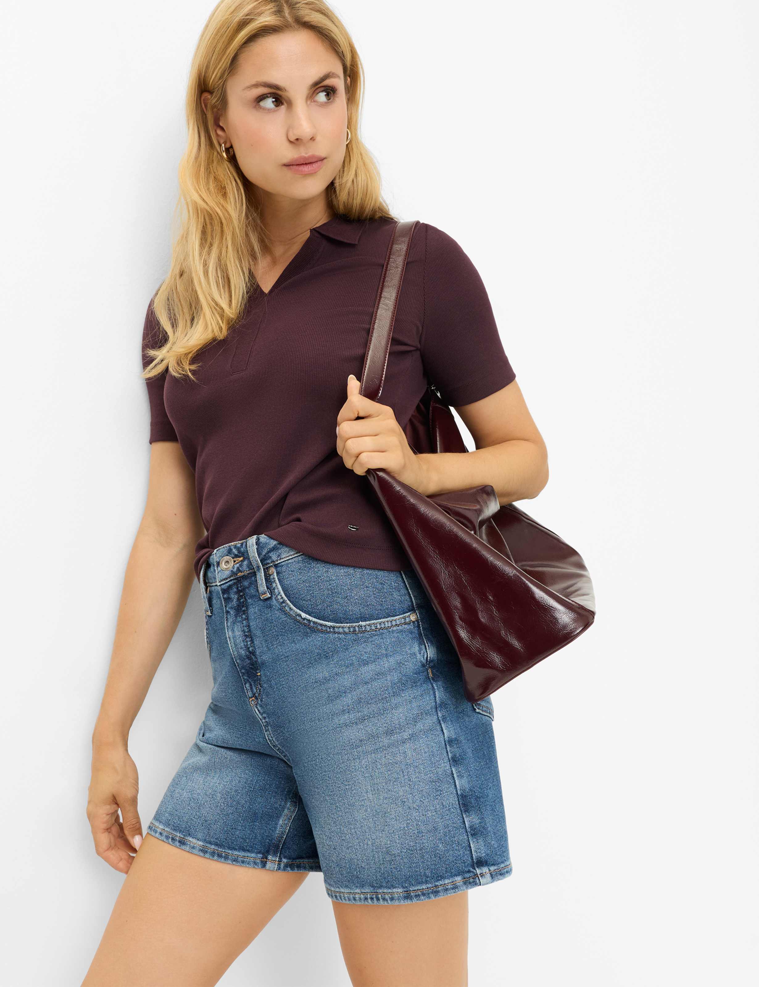 Dames Style BEACH B Denim Blauw Regular Relaxed Fit Detail 1