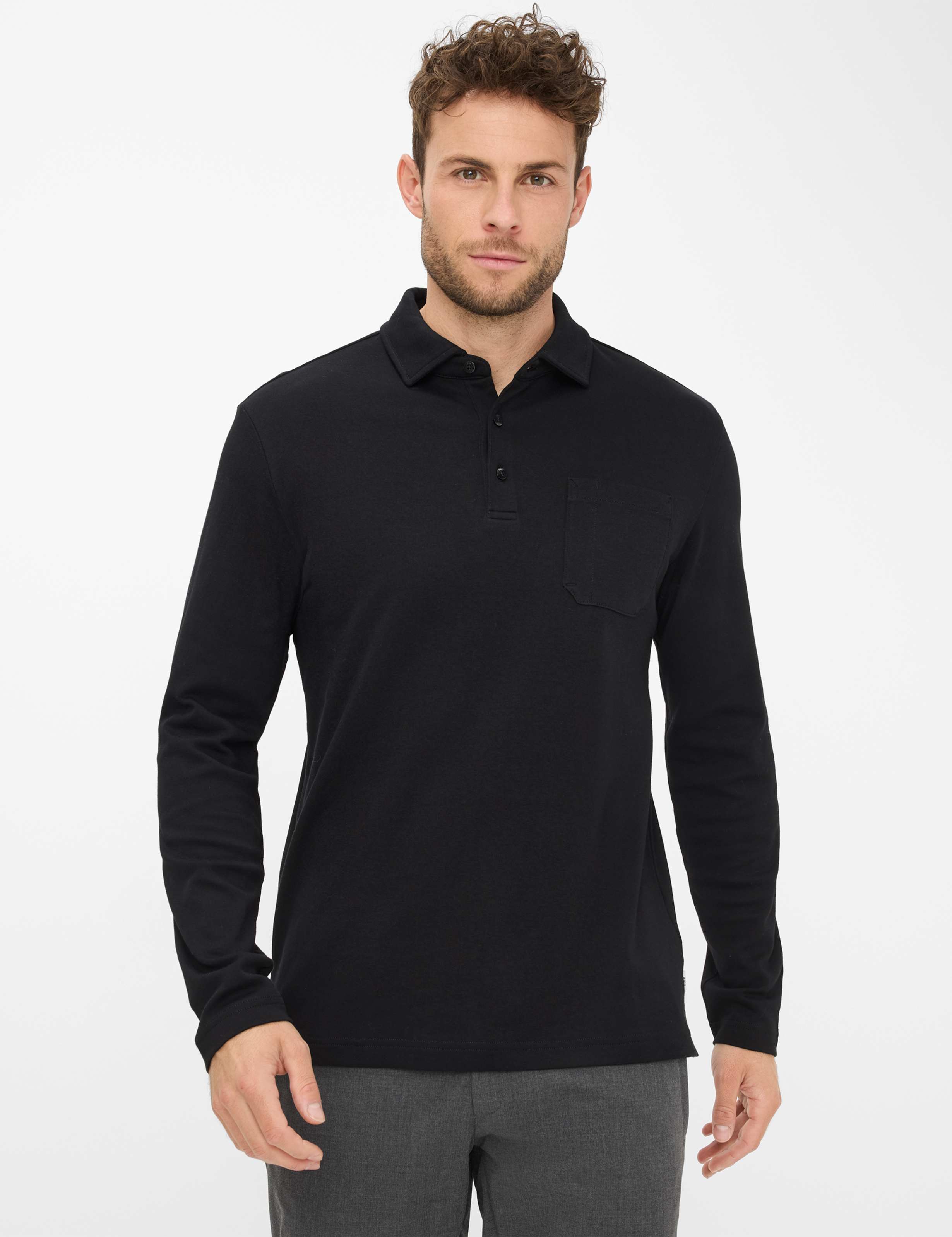 Noir, Homme, Style PIRLO, MODEL_FRONT_ISHOP