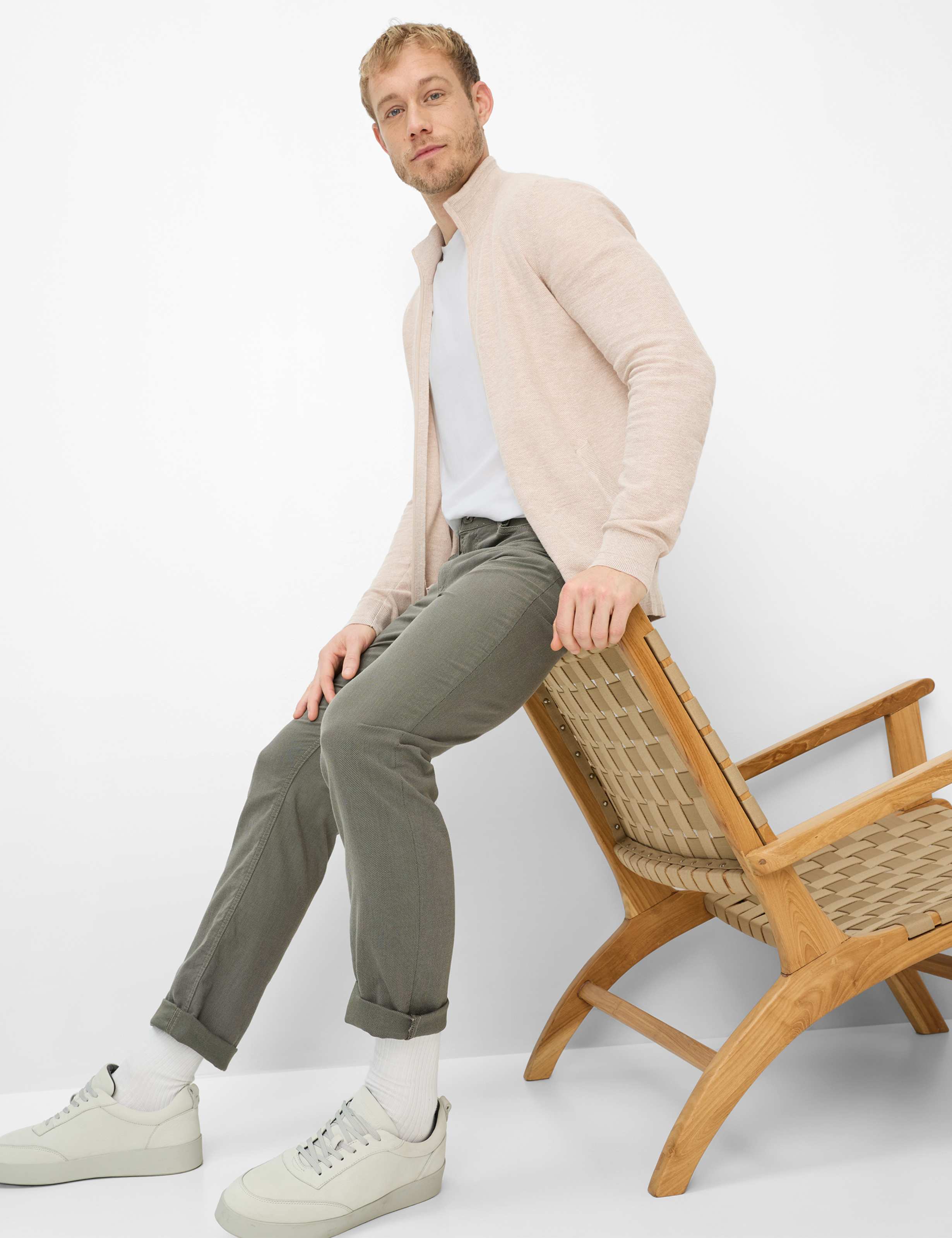 Homme Style CHUCK Vert Modern Fit Détail 1