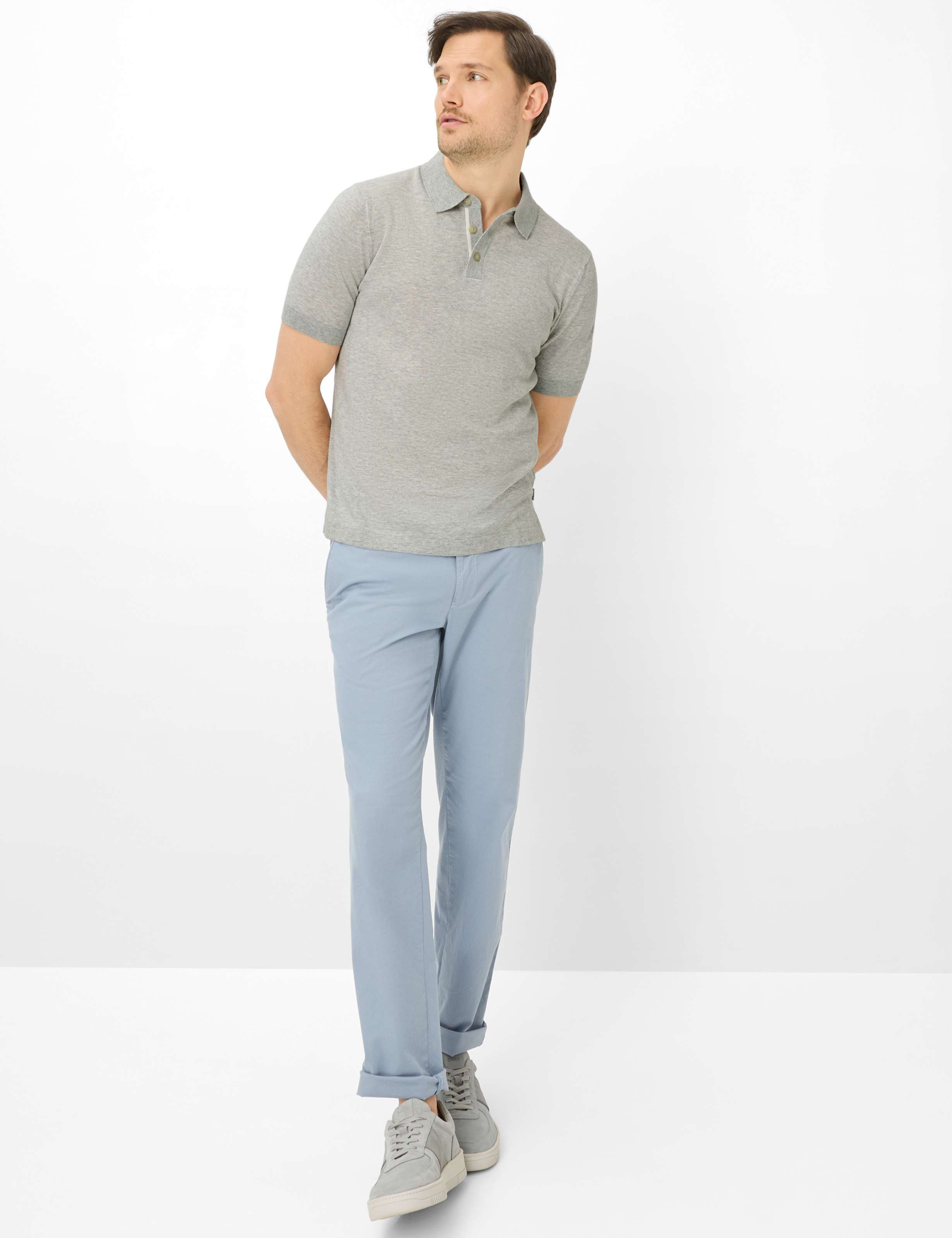 Herren Style PASCAL Hellgrau  Model Outfit