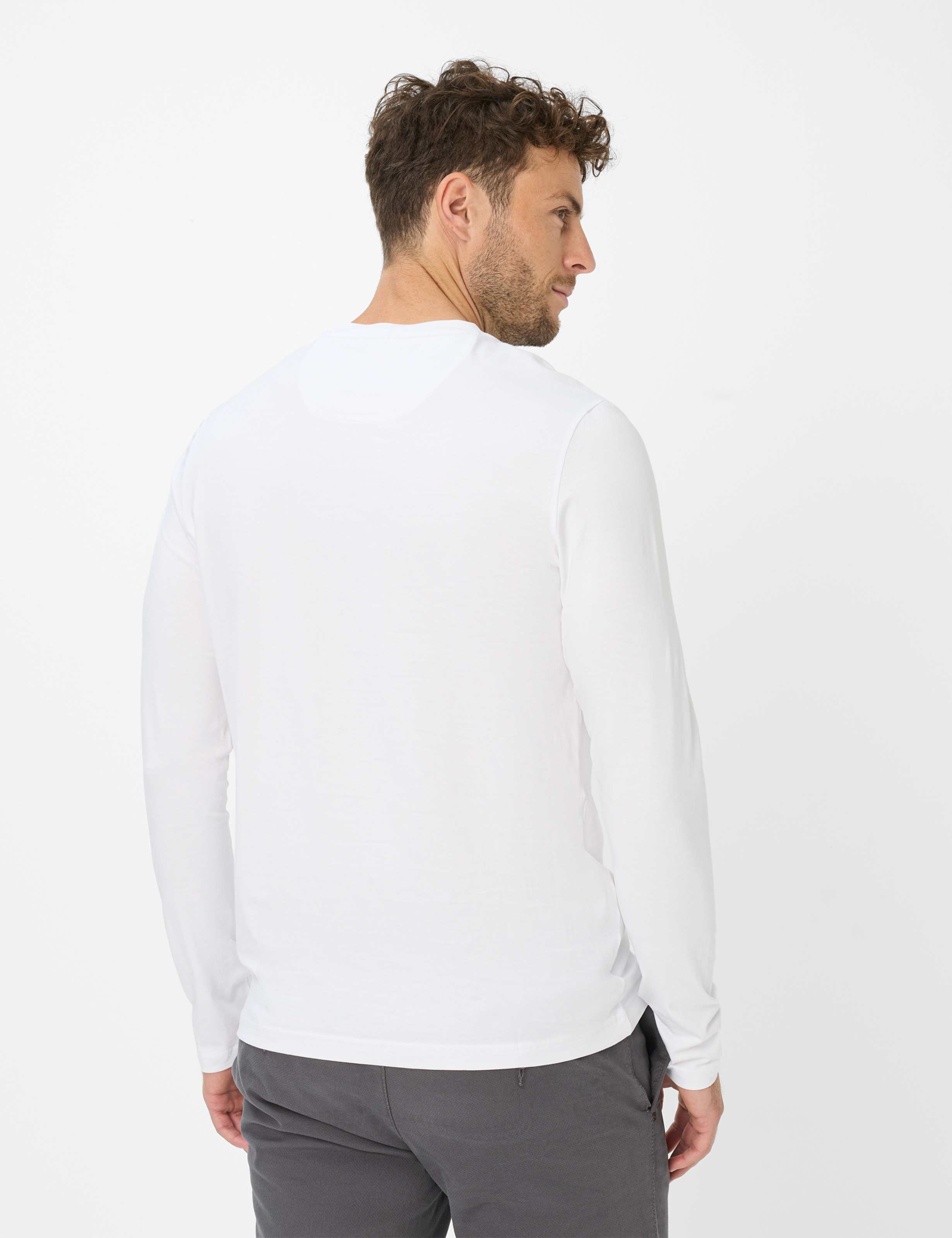 Thumbnail - Brax Herren Shirt Style TIMON white, weiß, Gr. M
