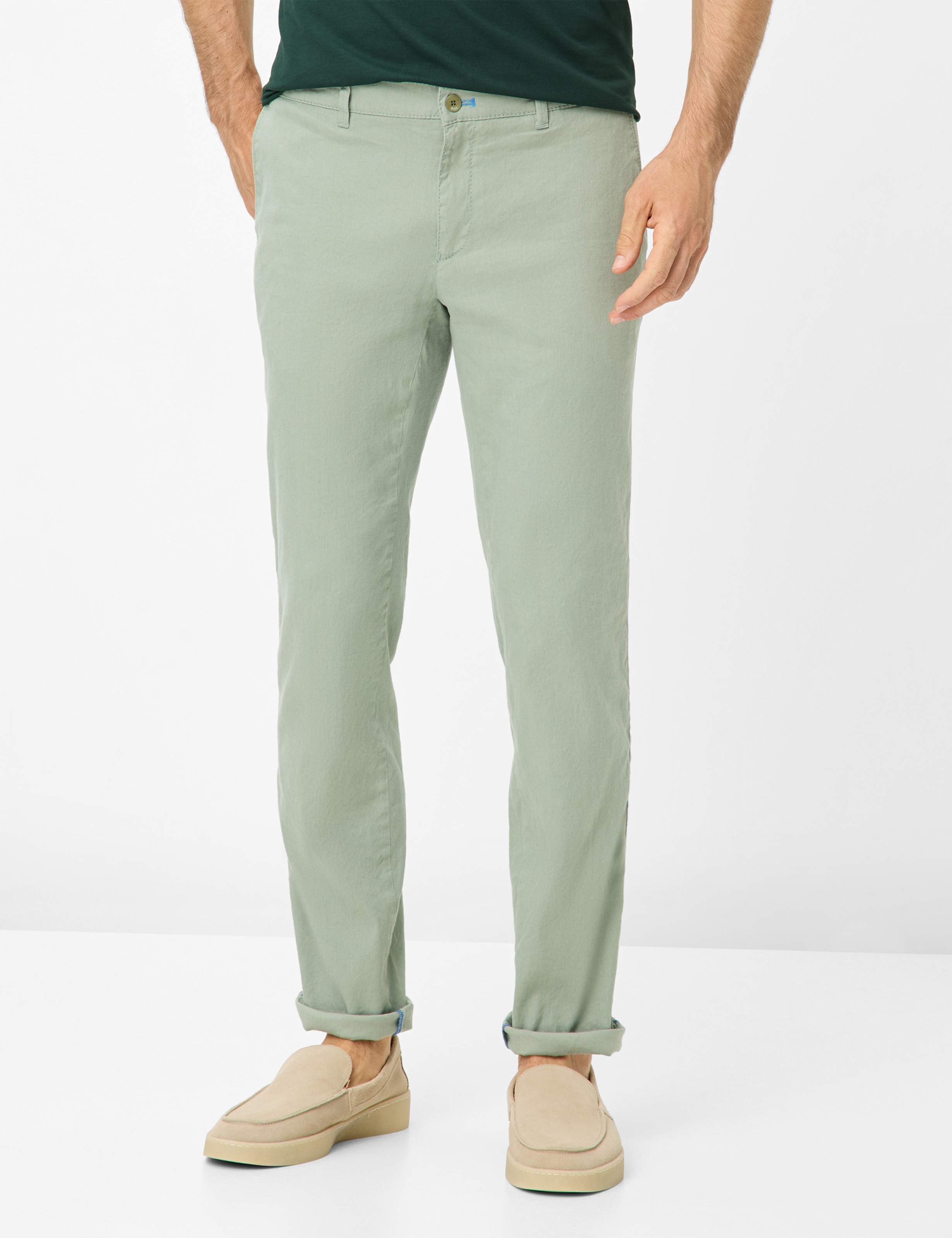 Thumbnail - Brax Herren Chino Style FABIO IN, grün, Gr. 31/34