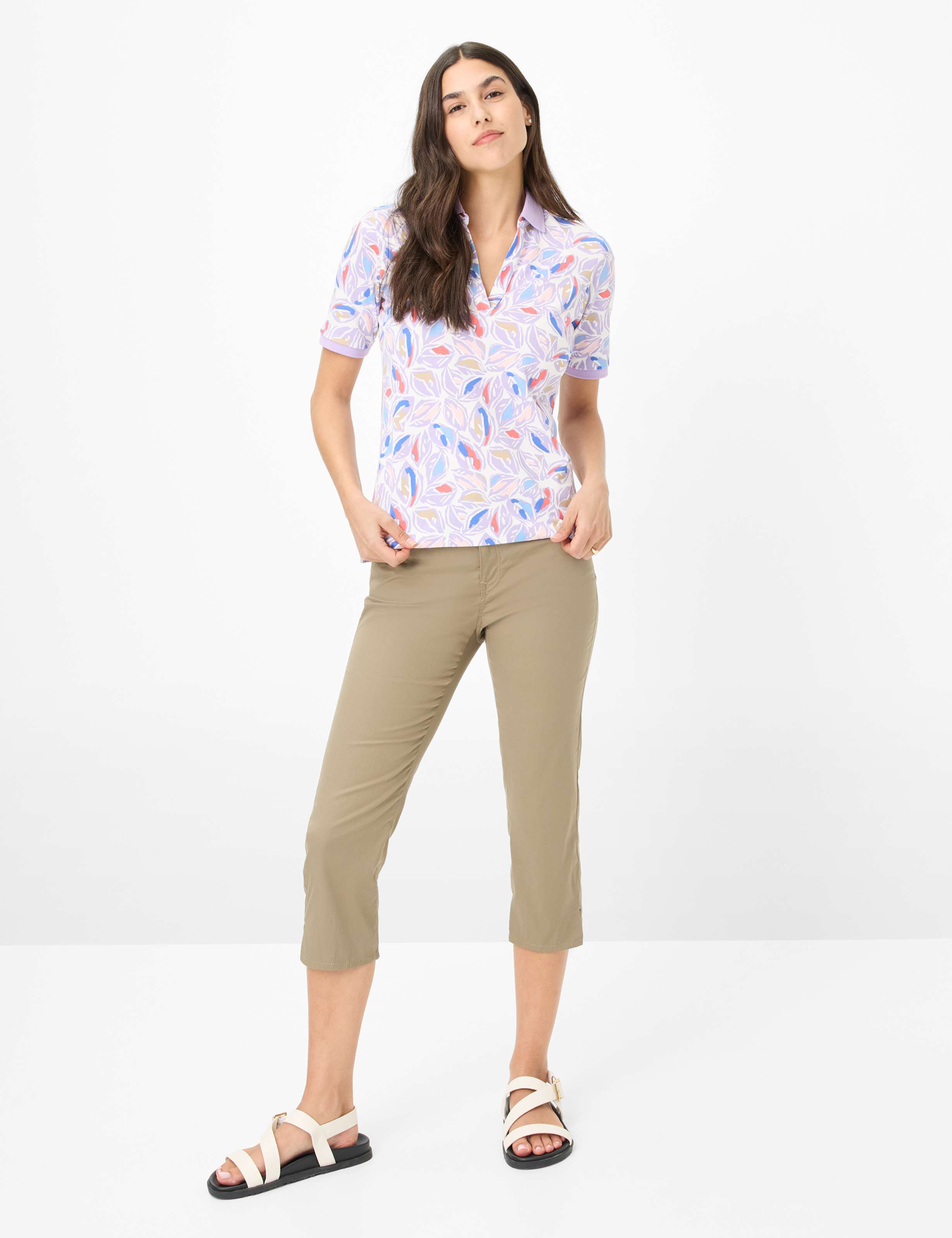 Damen Style CLEO Lila - Flieder  Model Outfit