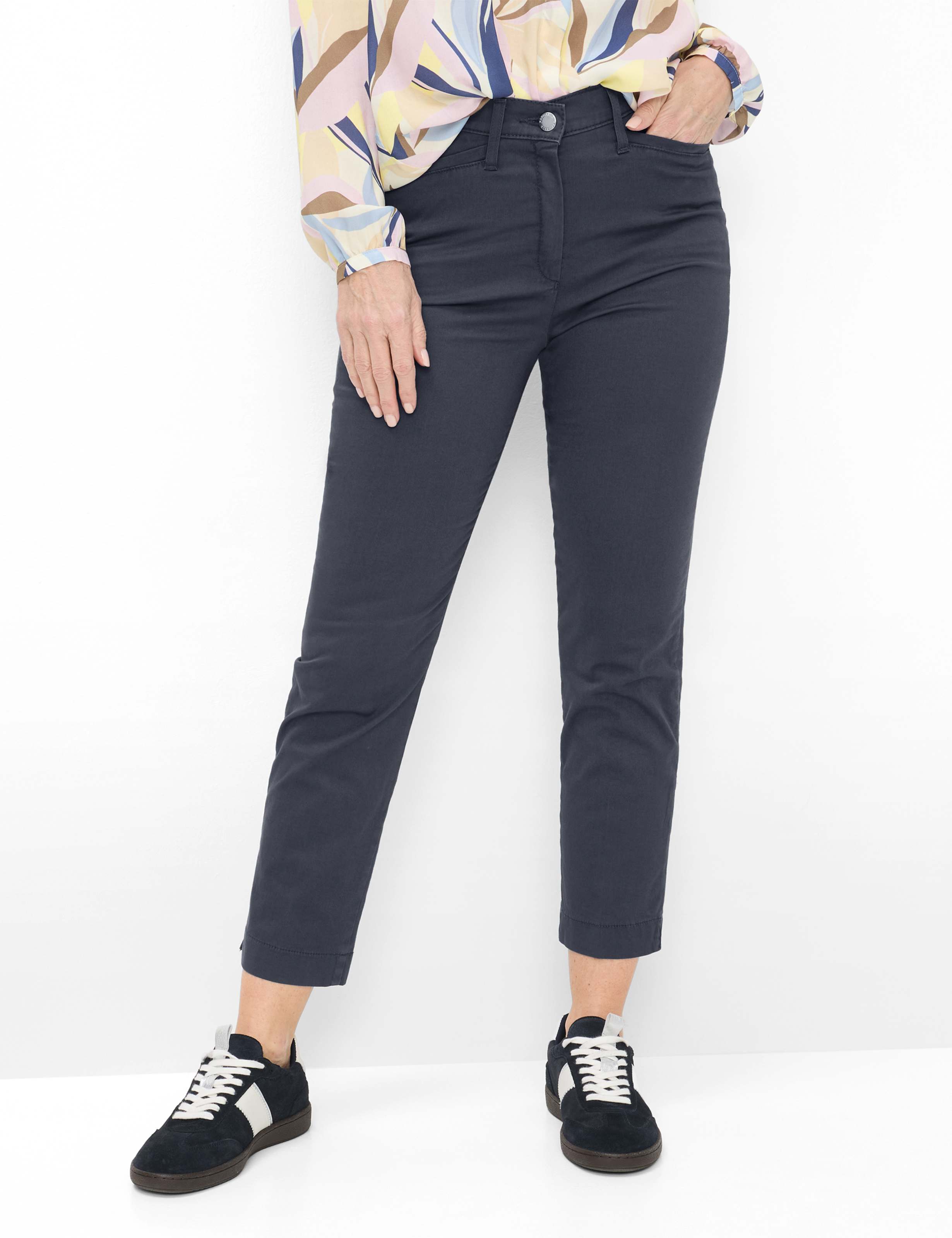 Thumbnail - Raphaela by Brax Damen Cityhose Style LORELLA NAVY, dunkelblau, Gr. 38