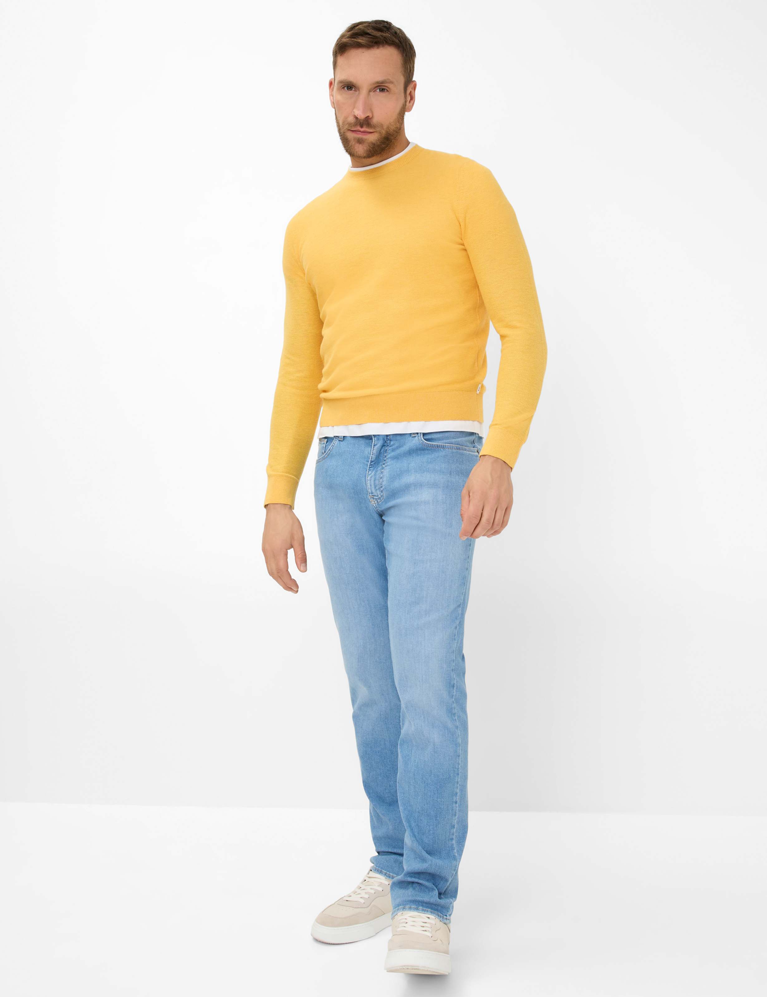 Men Style RICK Yellow  Model Outfit