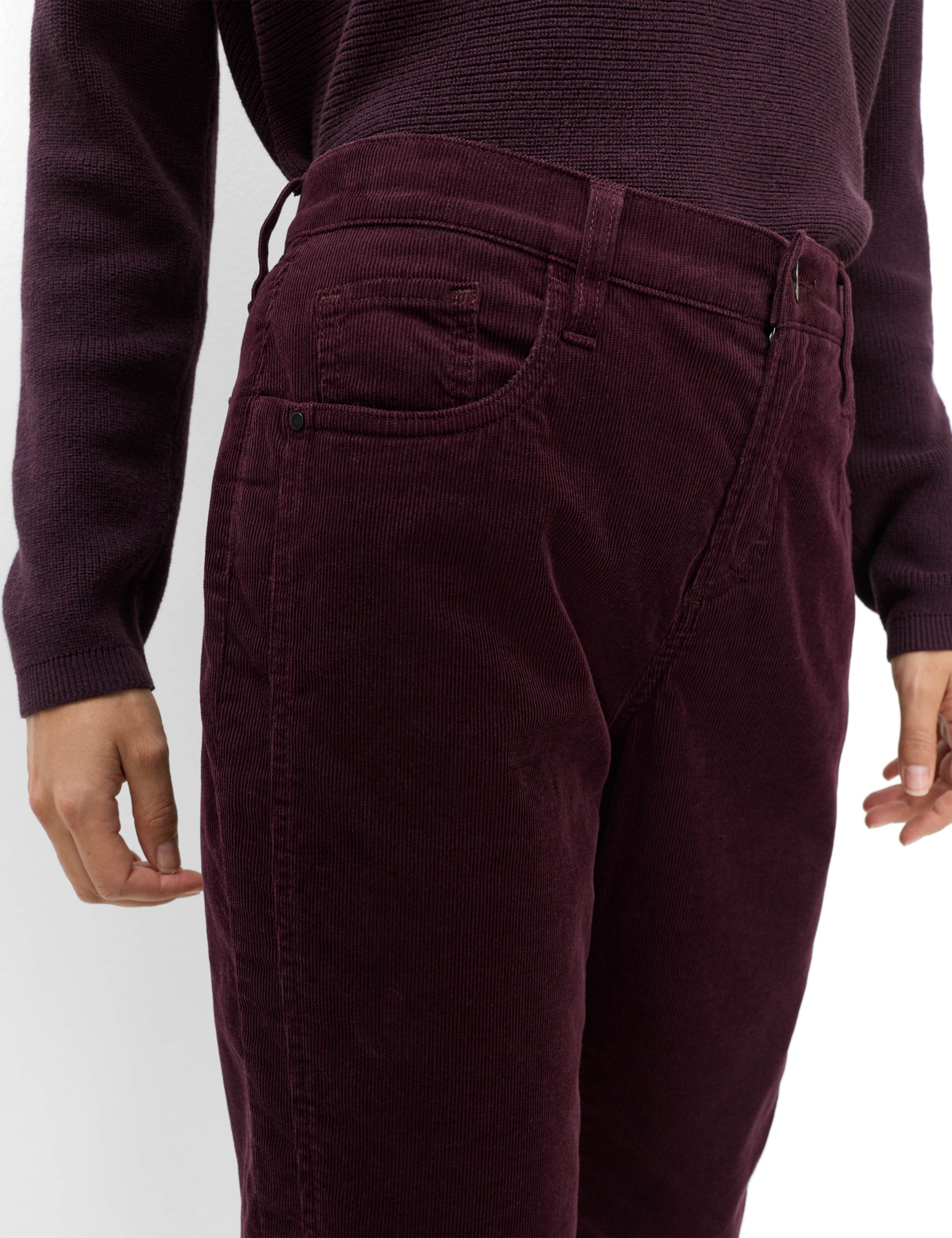 Femme Style MILEY S Violette Foncé Tapered Fit Détail 2