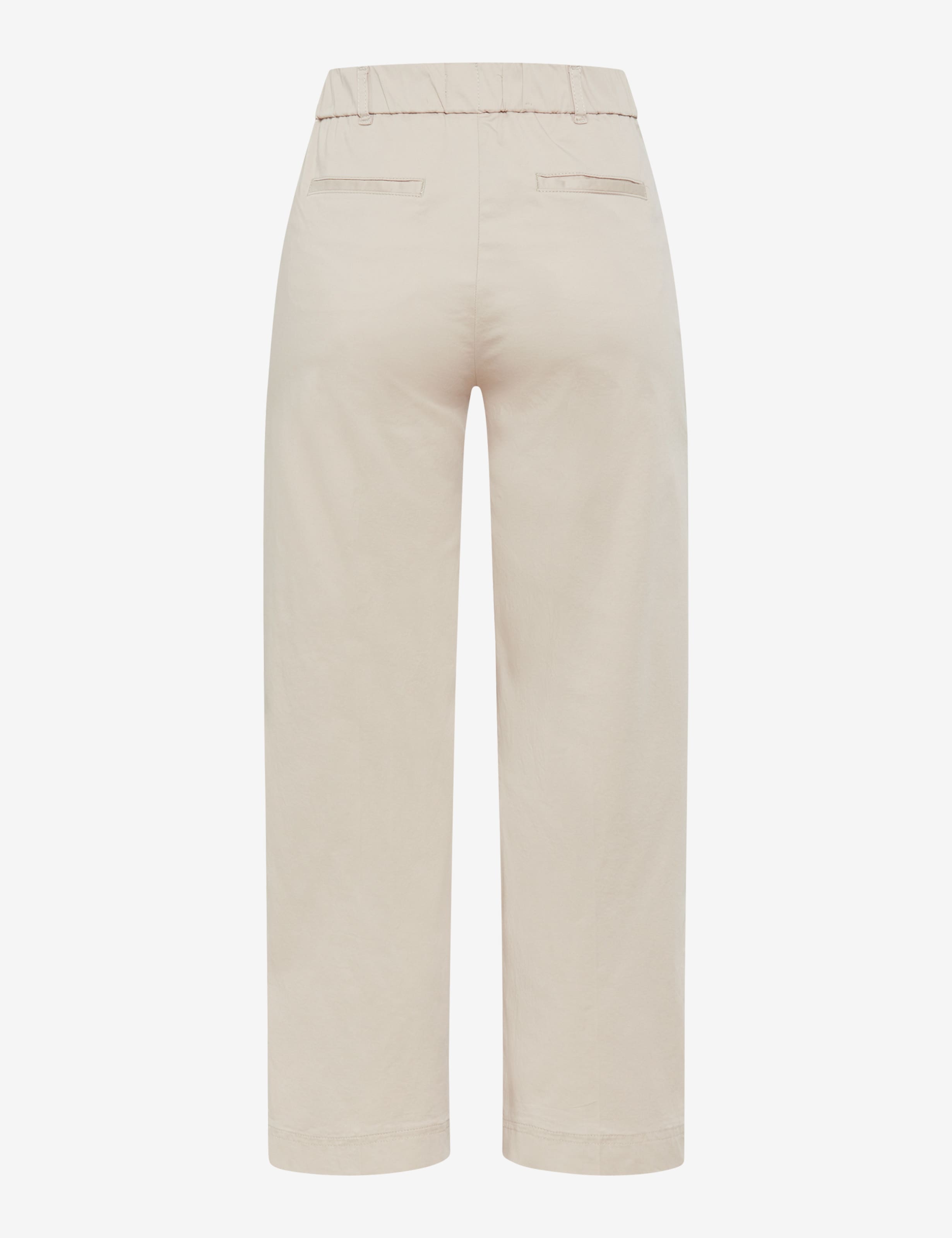 Dames Style PEGGY CULOTTE Lichtbeige Slim Fit Beel achterkant