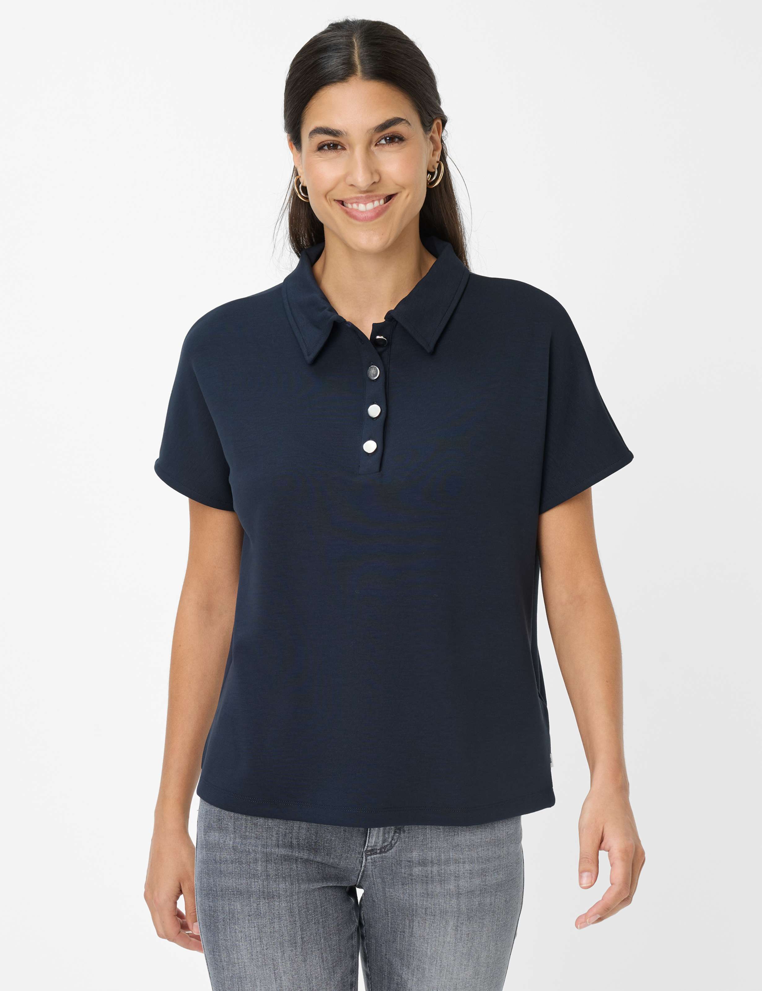 Thumbnail - Brax Damen Sweatshirt Style BRAIDY S navy, dunkelblau, Gr. 36