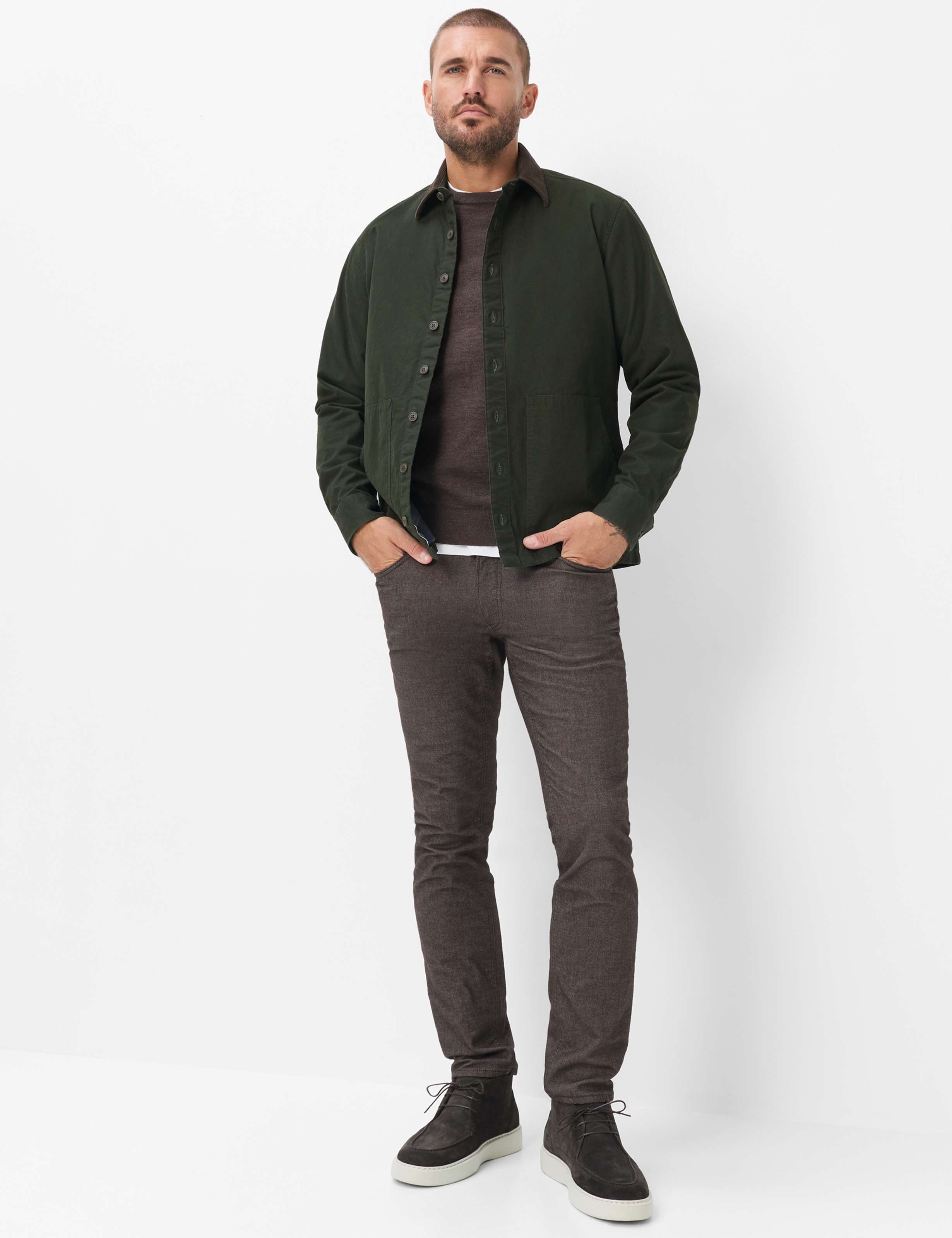 Herren Style KAY Grün  Model Outfit