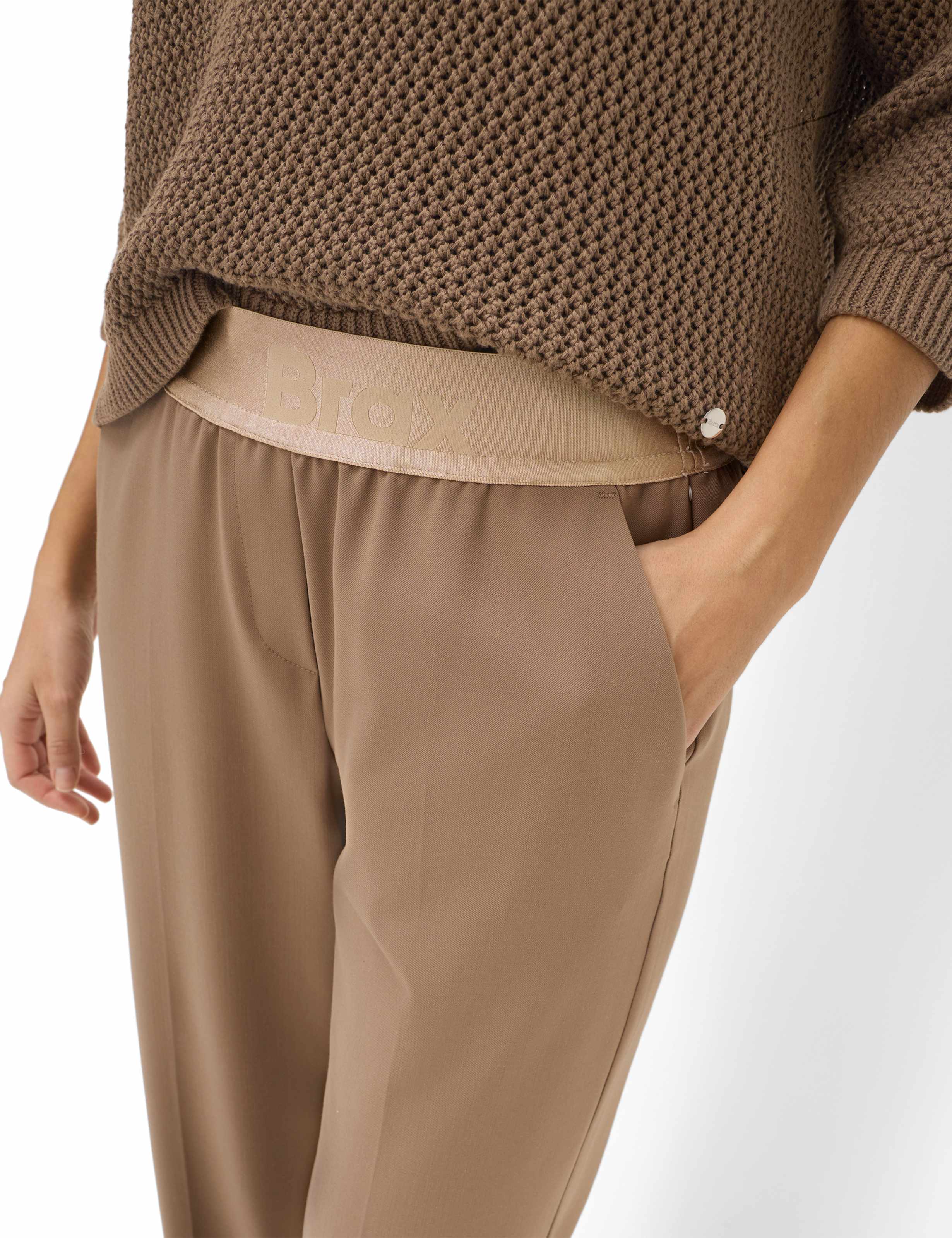 Women Style MAINE Brown Wide Leg Detail 2