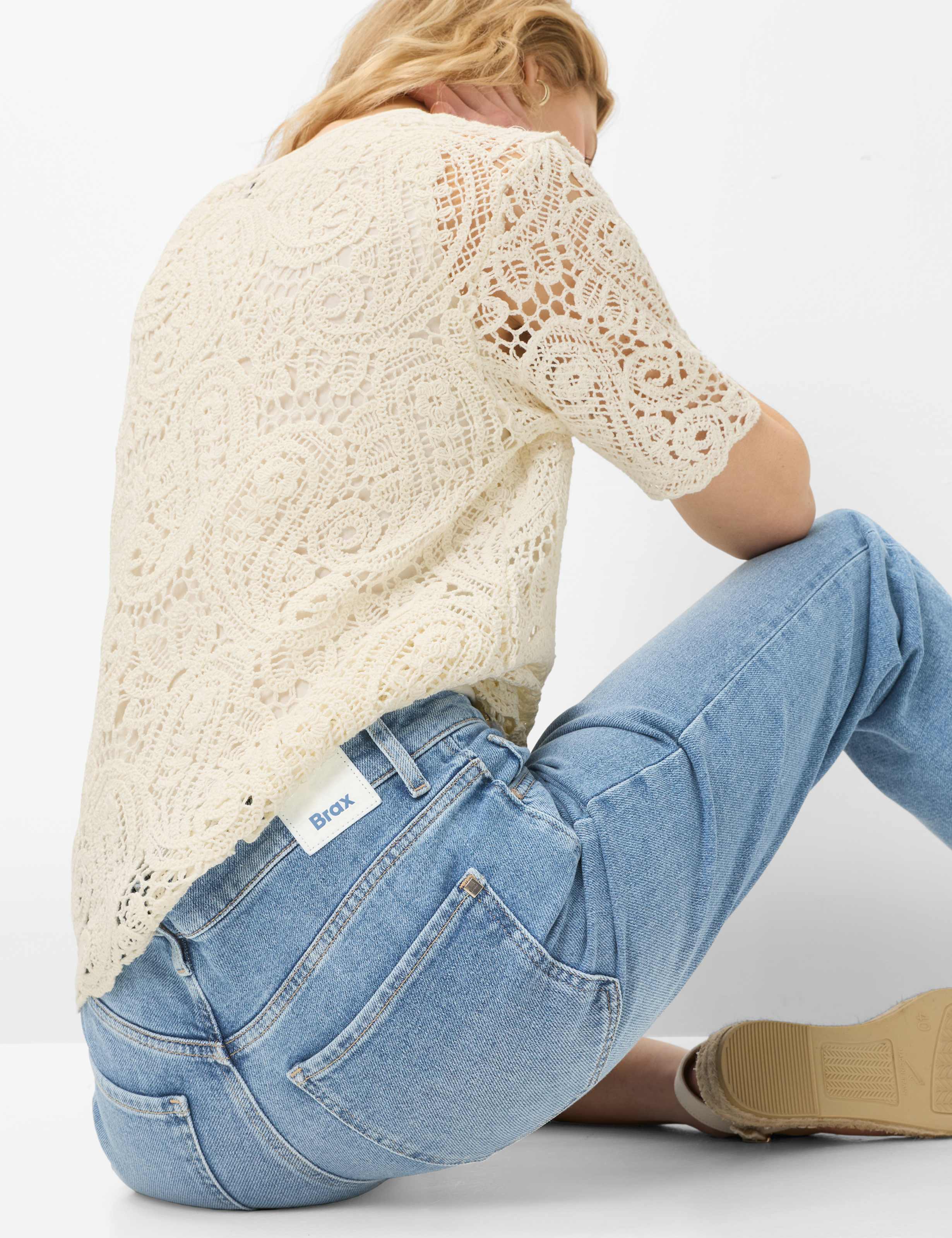 Femme Style MADISON S Denim Bleu Straight Fit Détail 1