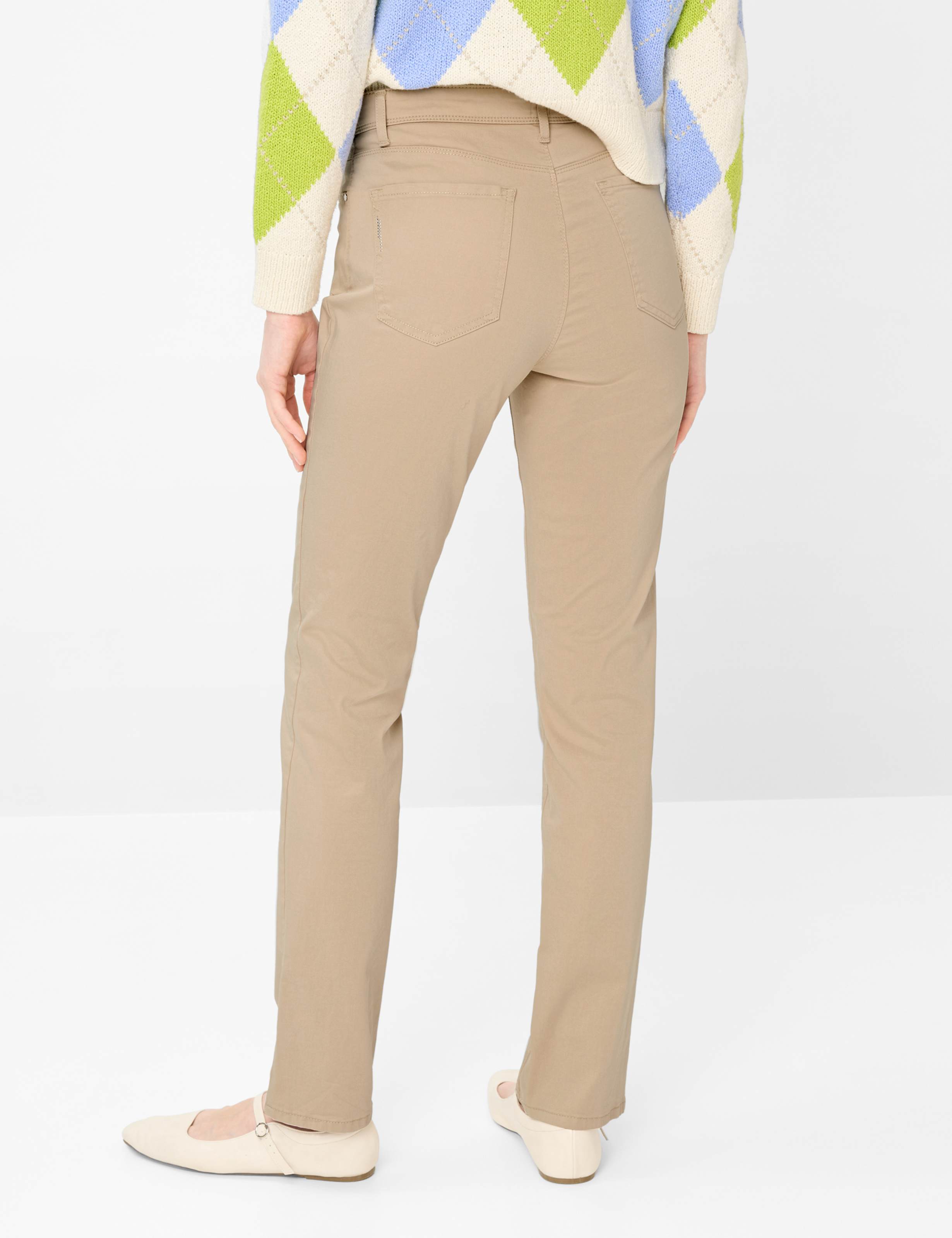 Thumbnail - Brax Damen Five-Pocket-Hose Style CAROLA ALMOND, Beige, Gr. 46
