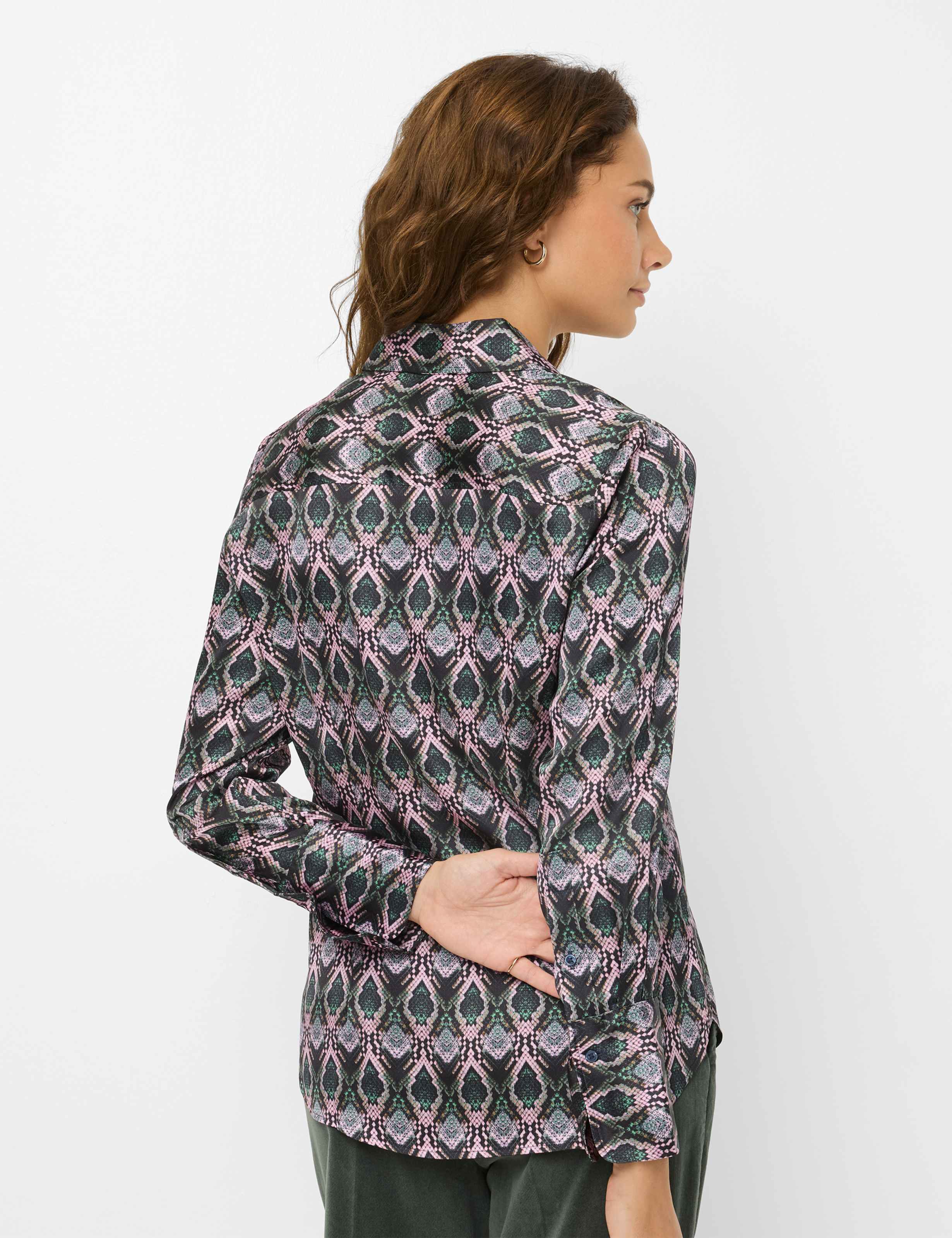 Thumbnail - Brax Damen Hemd Style VICTORIA midnight blue, dunkelblau, Gr. 44