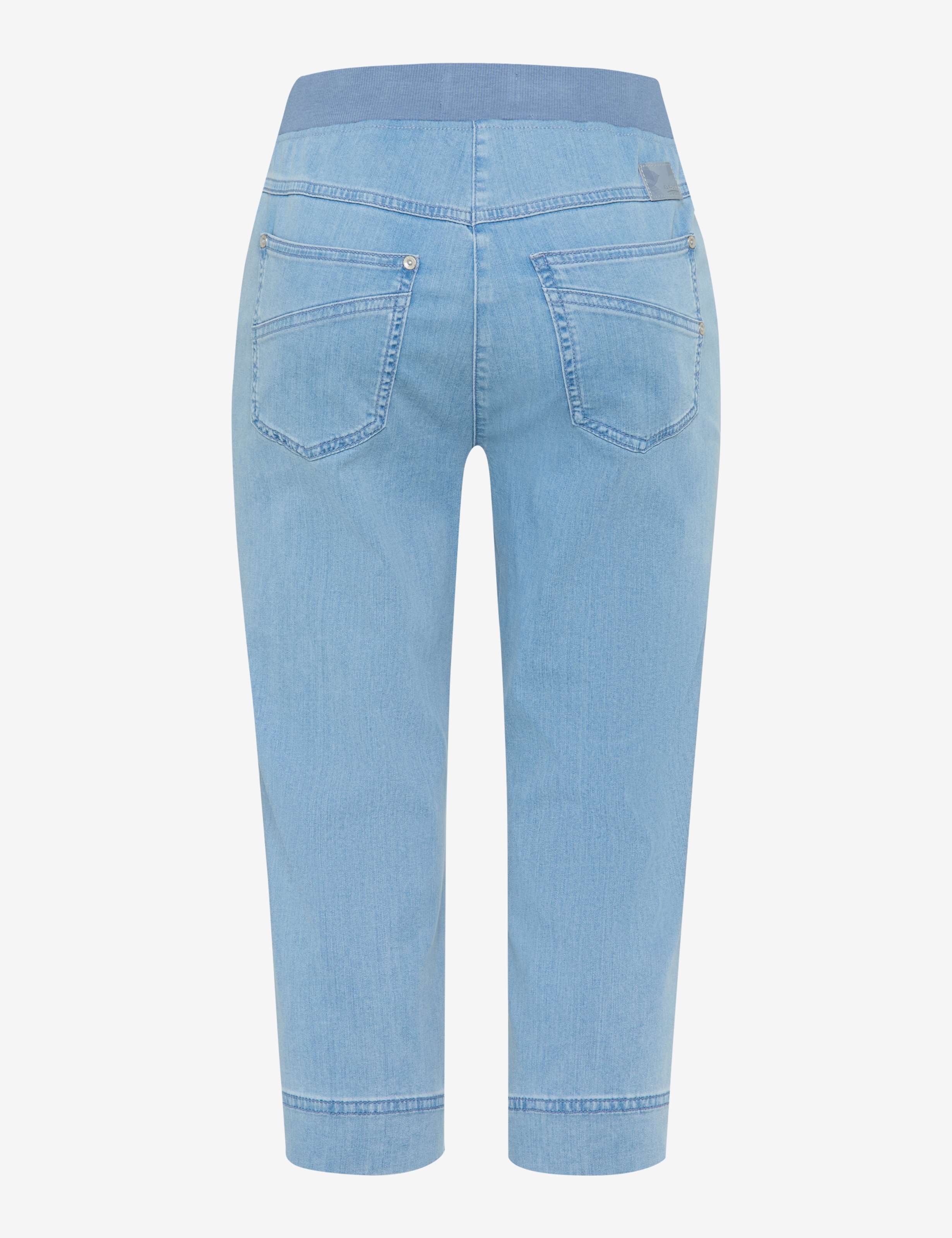 Damen Style PAMINA CAPRI Denim Hellblau Slim Fit Freisteller Rueck