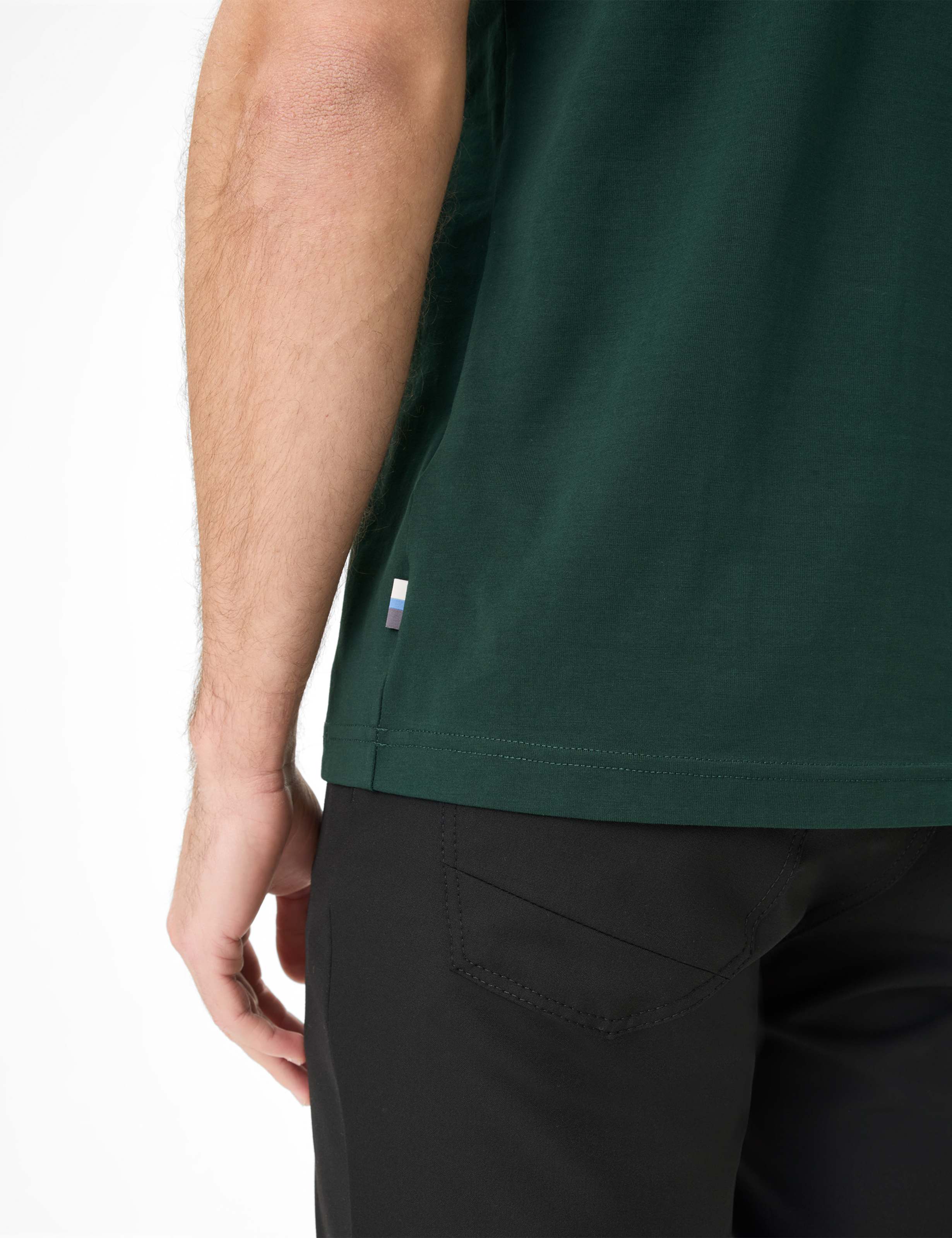 Heren Style TED Donkergroen  Detail 2