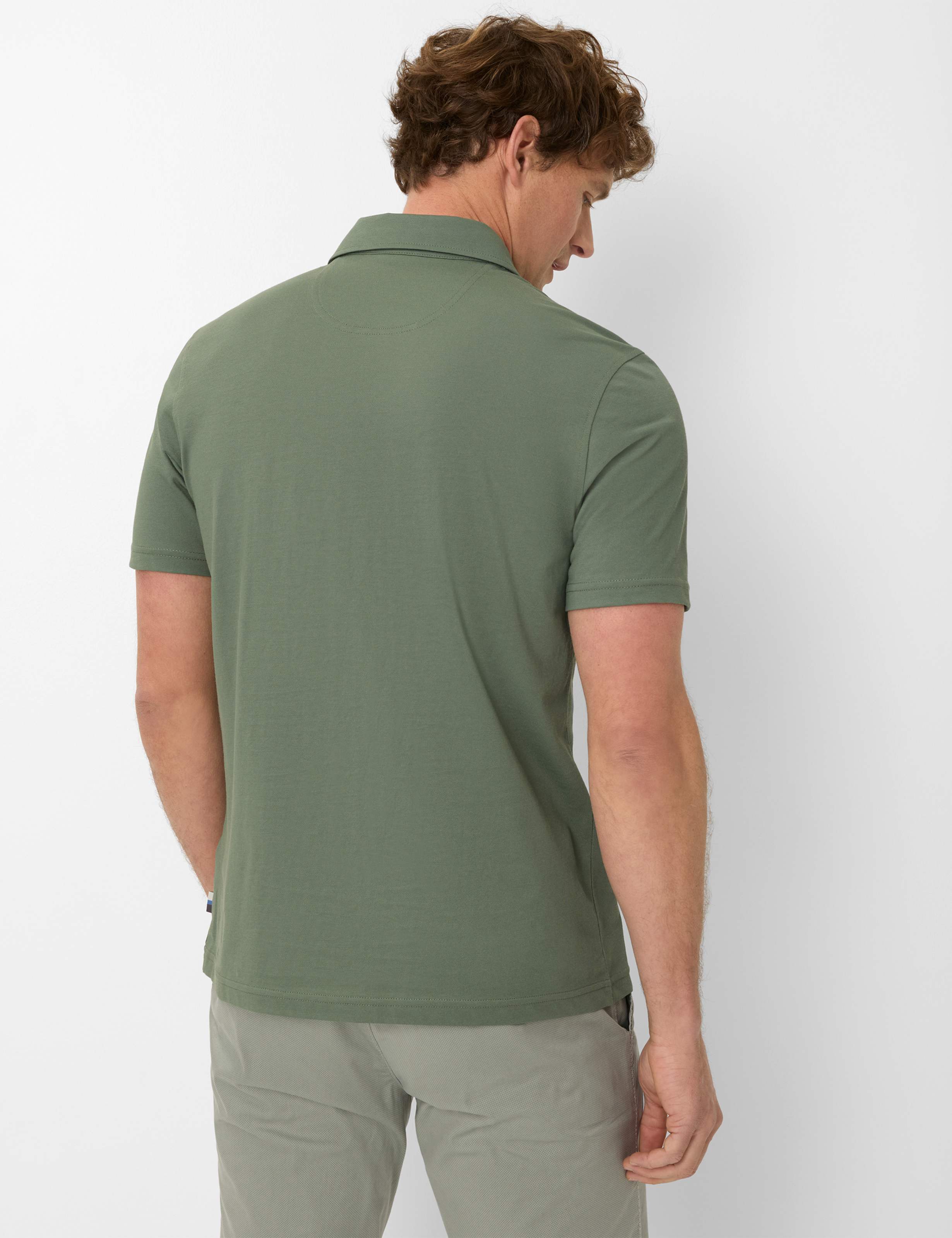 Men Style PEPE Green  Model back