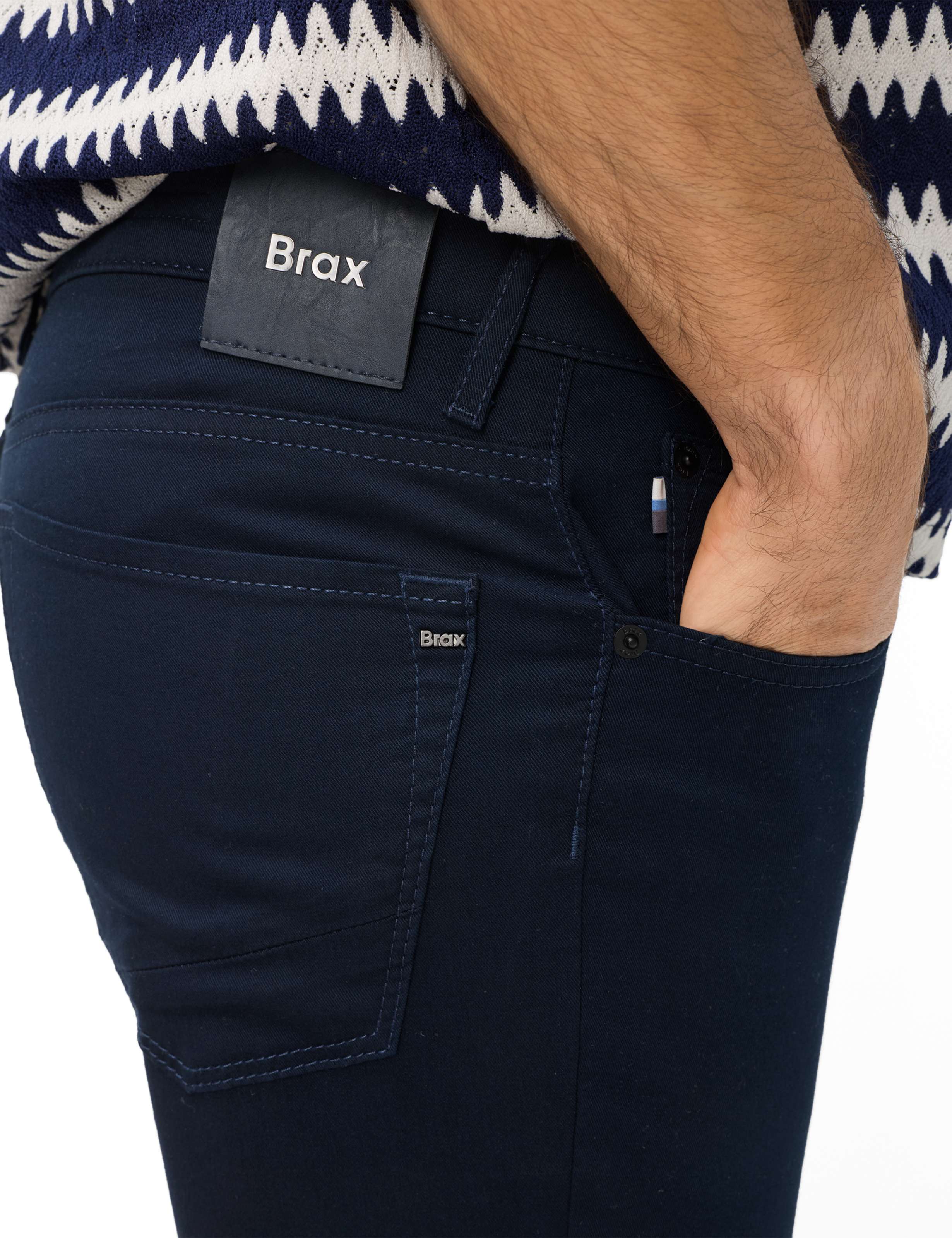 Men Style CHUCK Dark Blue Modern Fit Detail 2